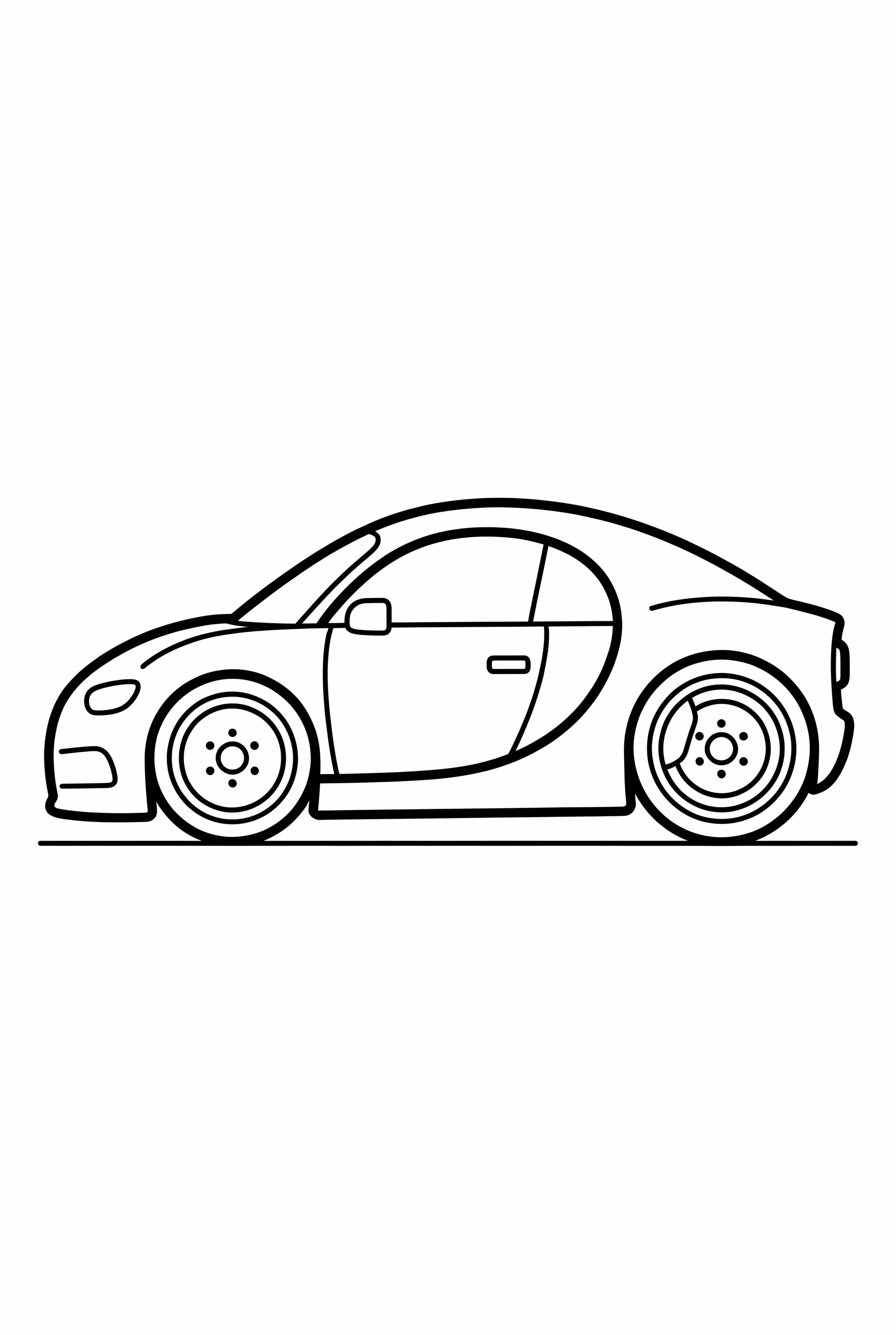 Bugatti Car Side View