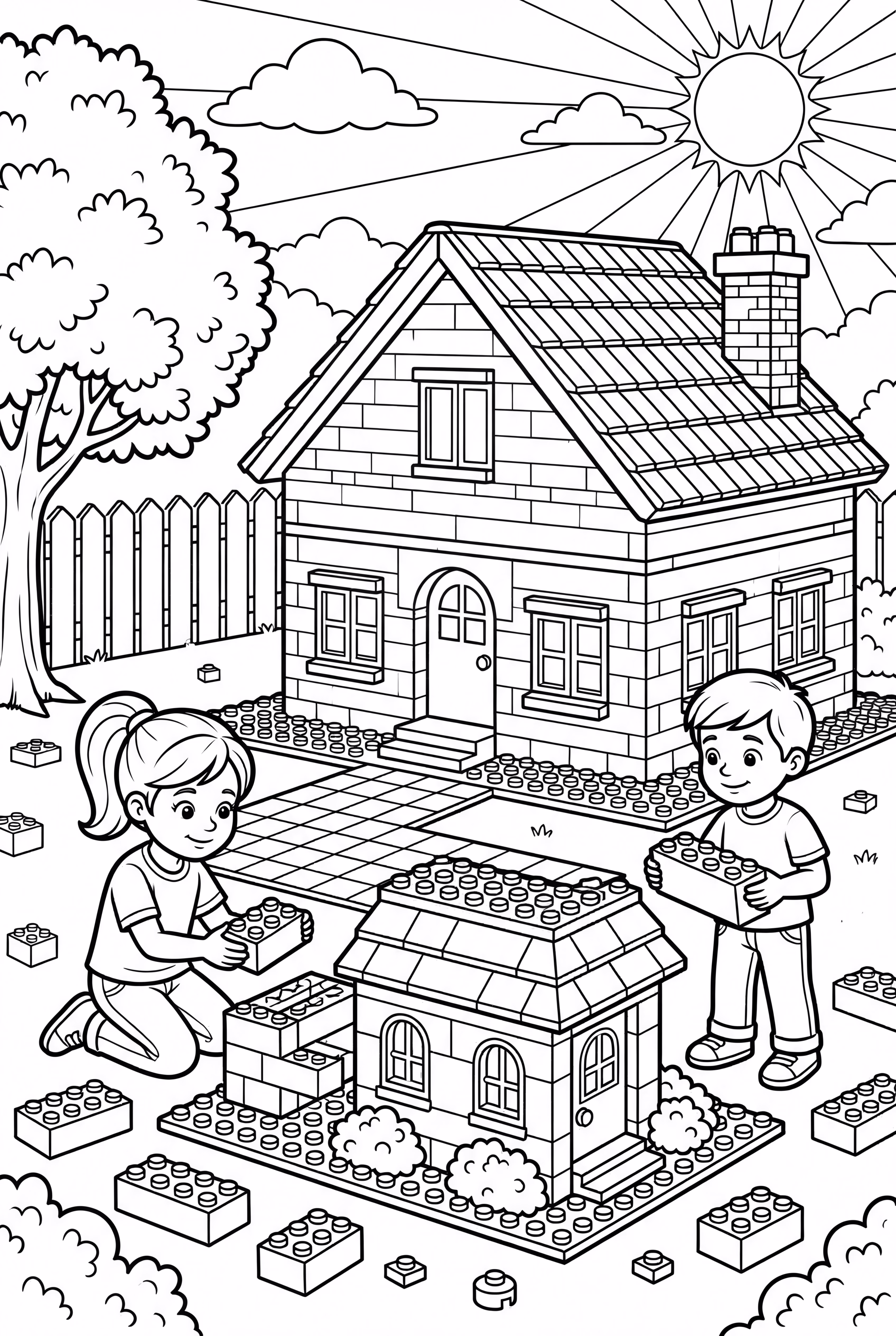 Building a Detailed Lego House