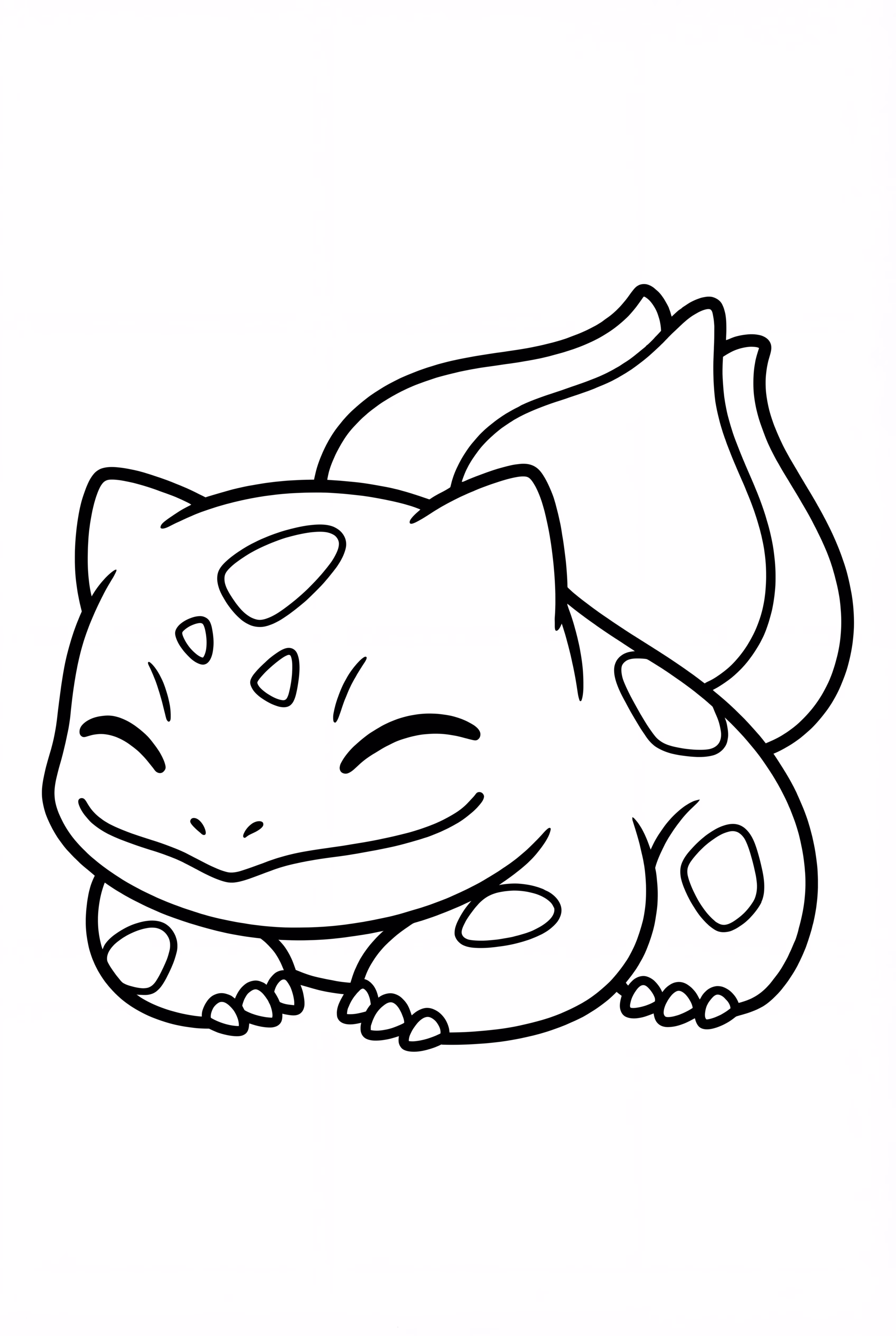 Bulbasaur Taking A Nap