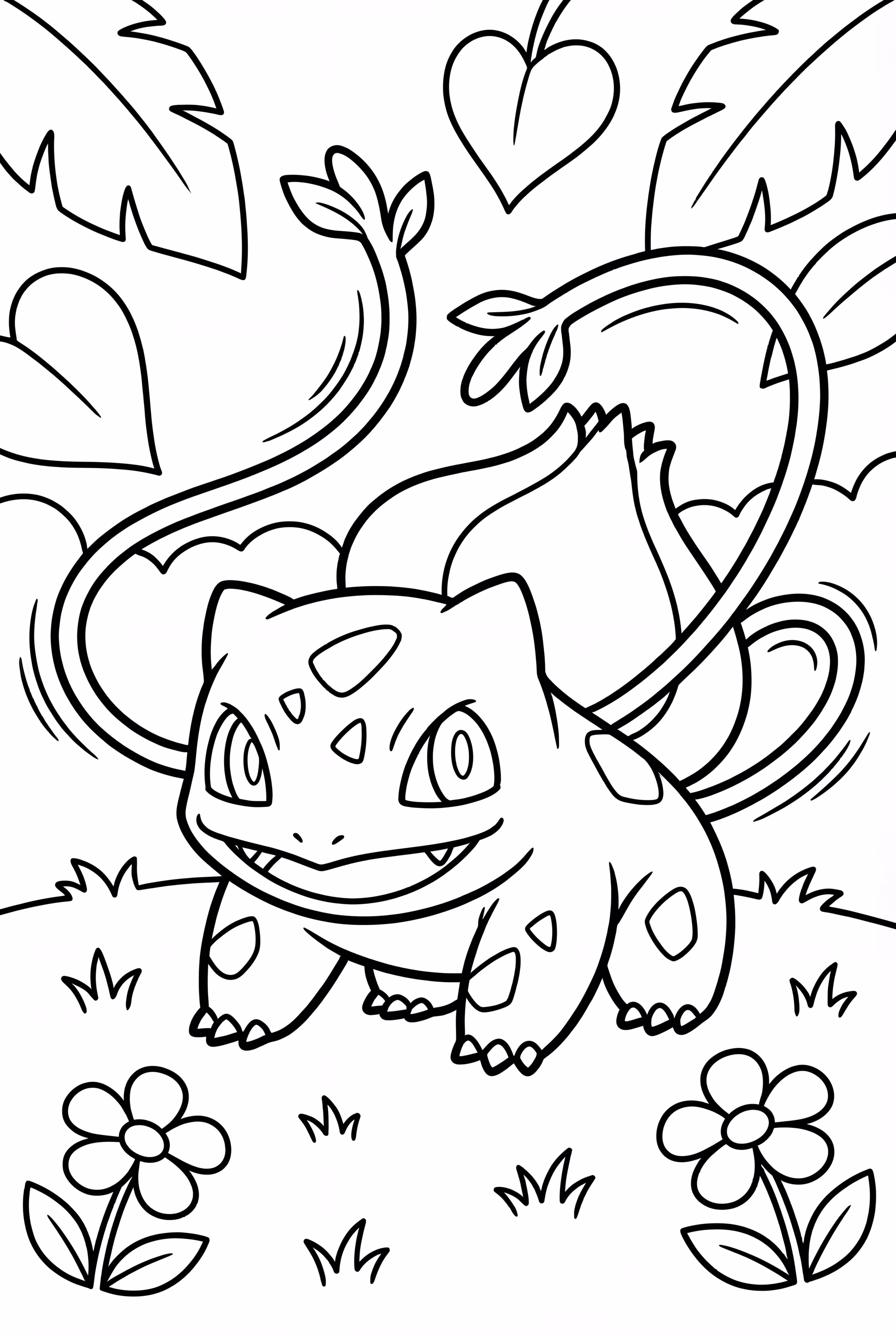 Bulbasaur Using Its Vine Whip