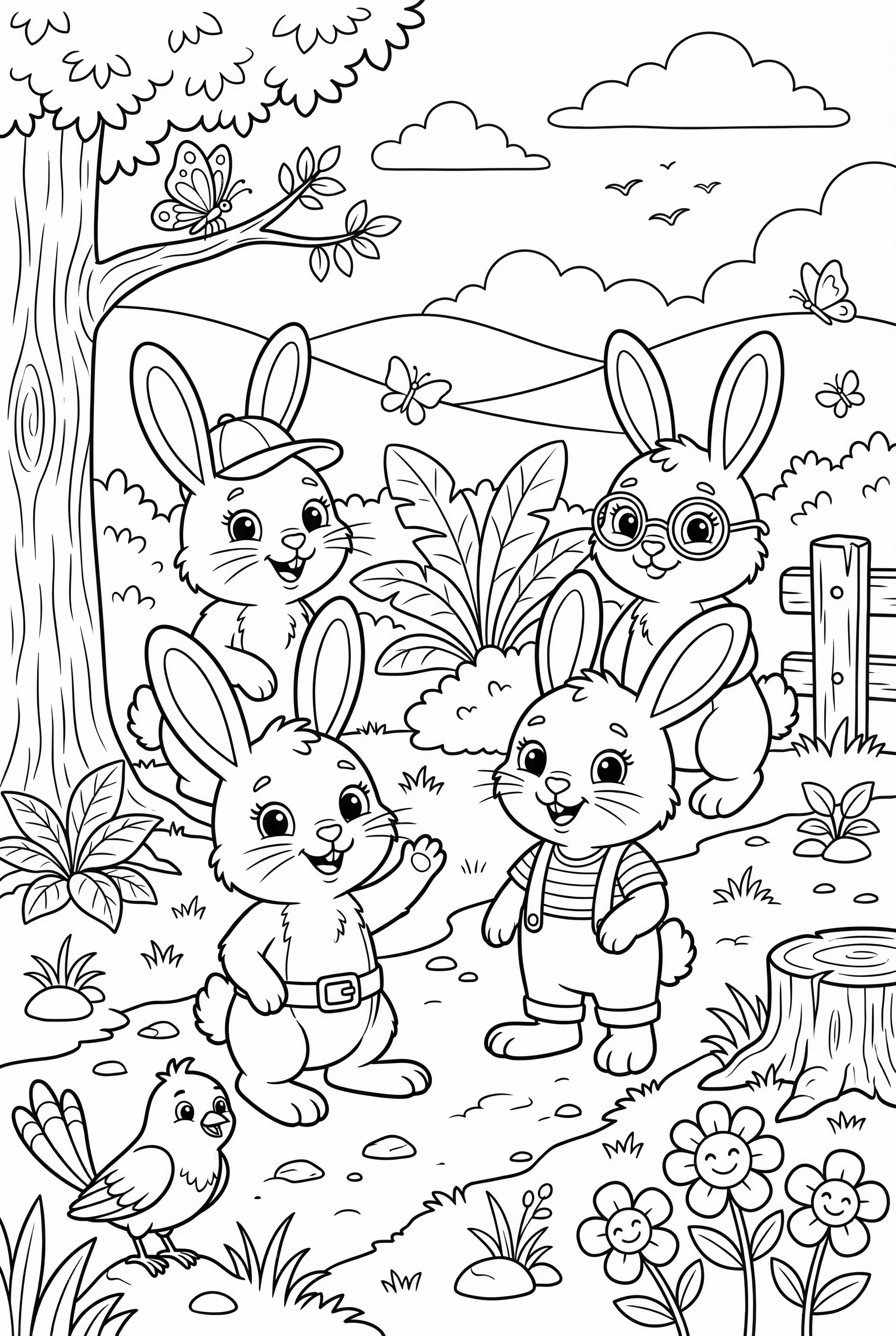 Bunny Family Forest Adventure-2