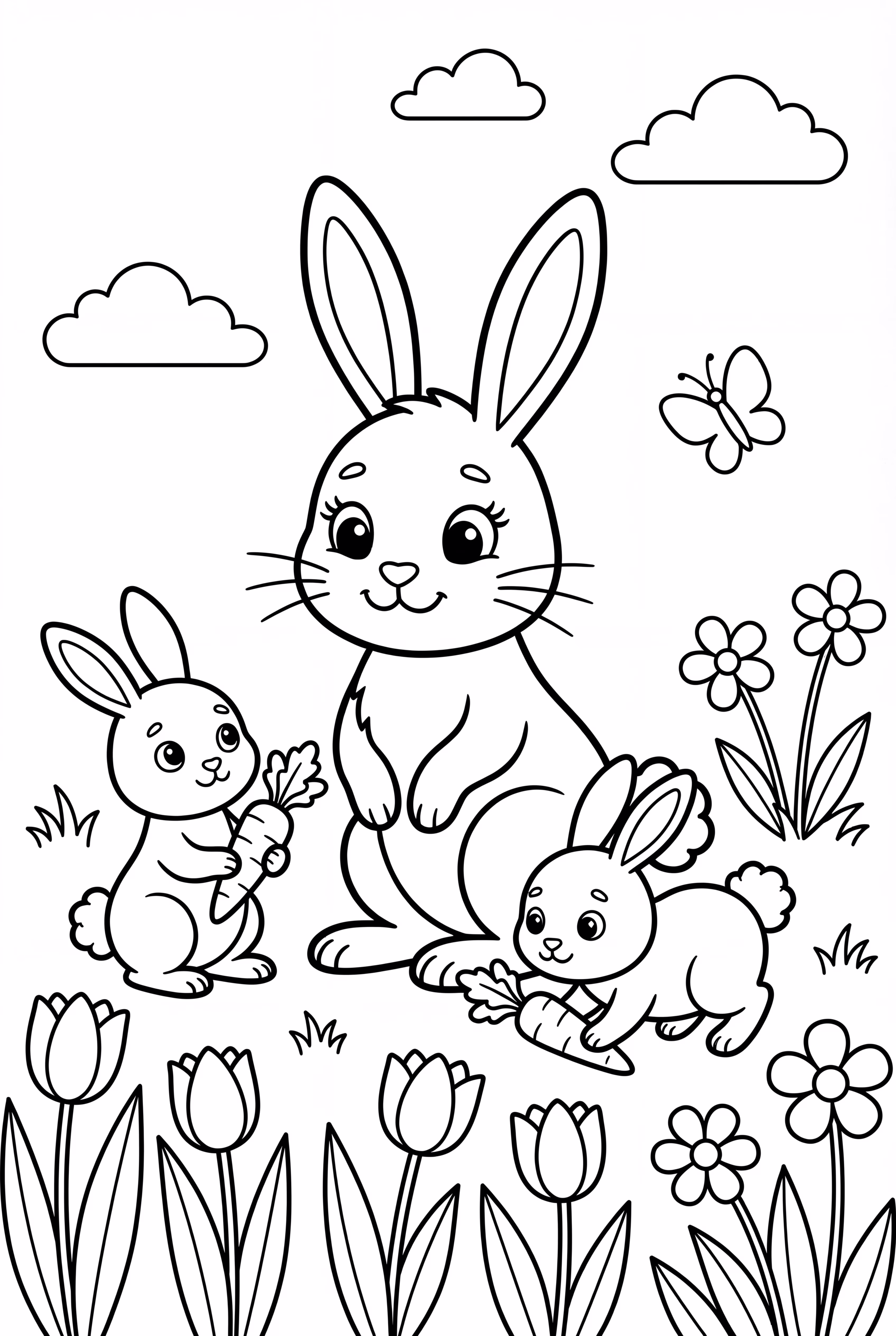 Bunny Family Garden