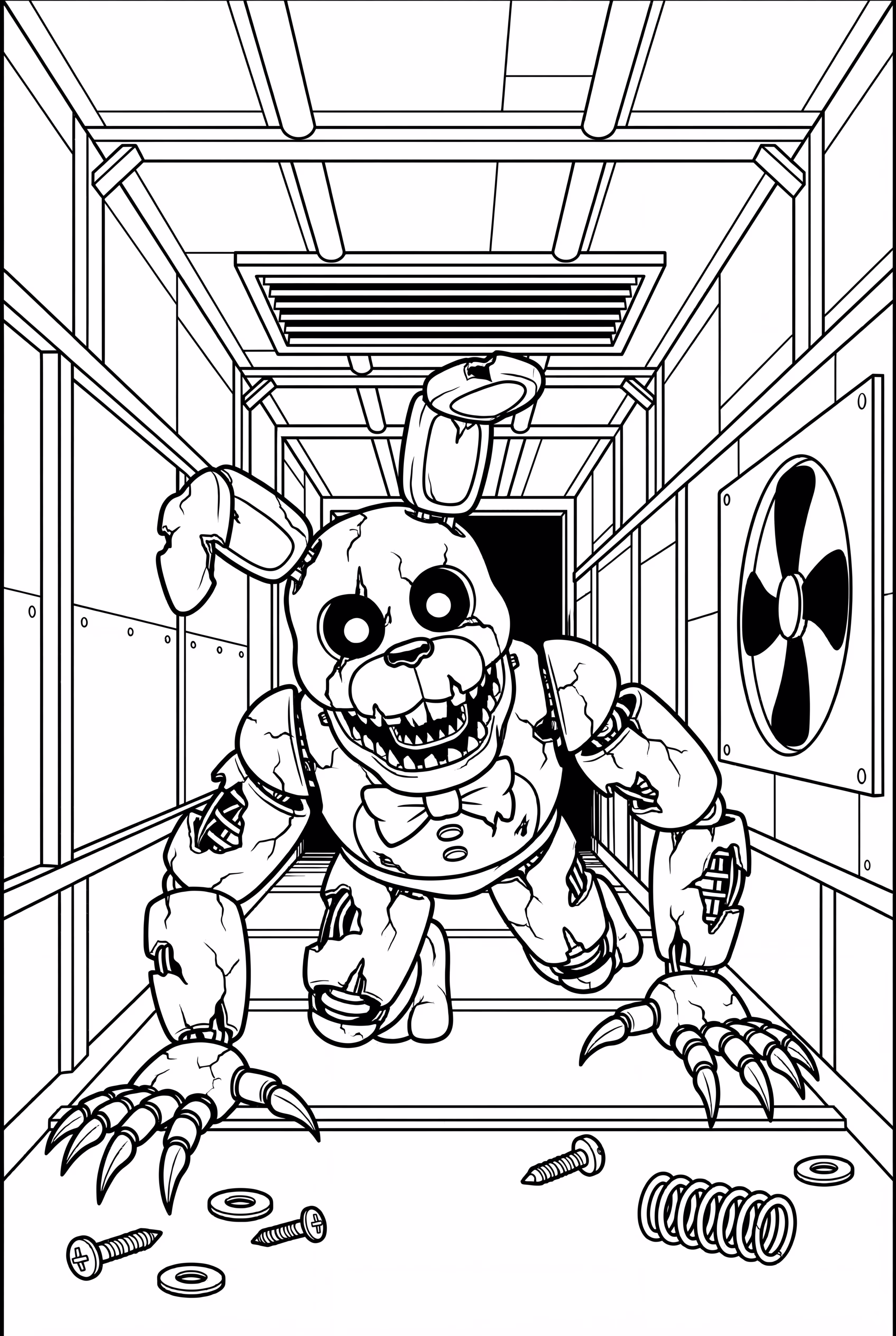 Burntrap Rastejando Através de Dutos