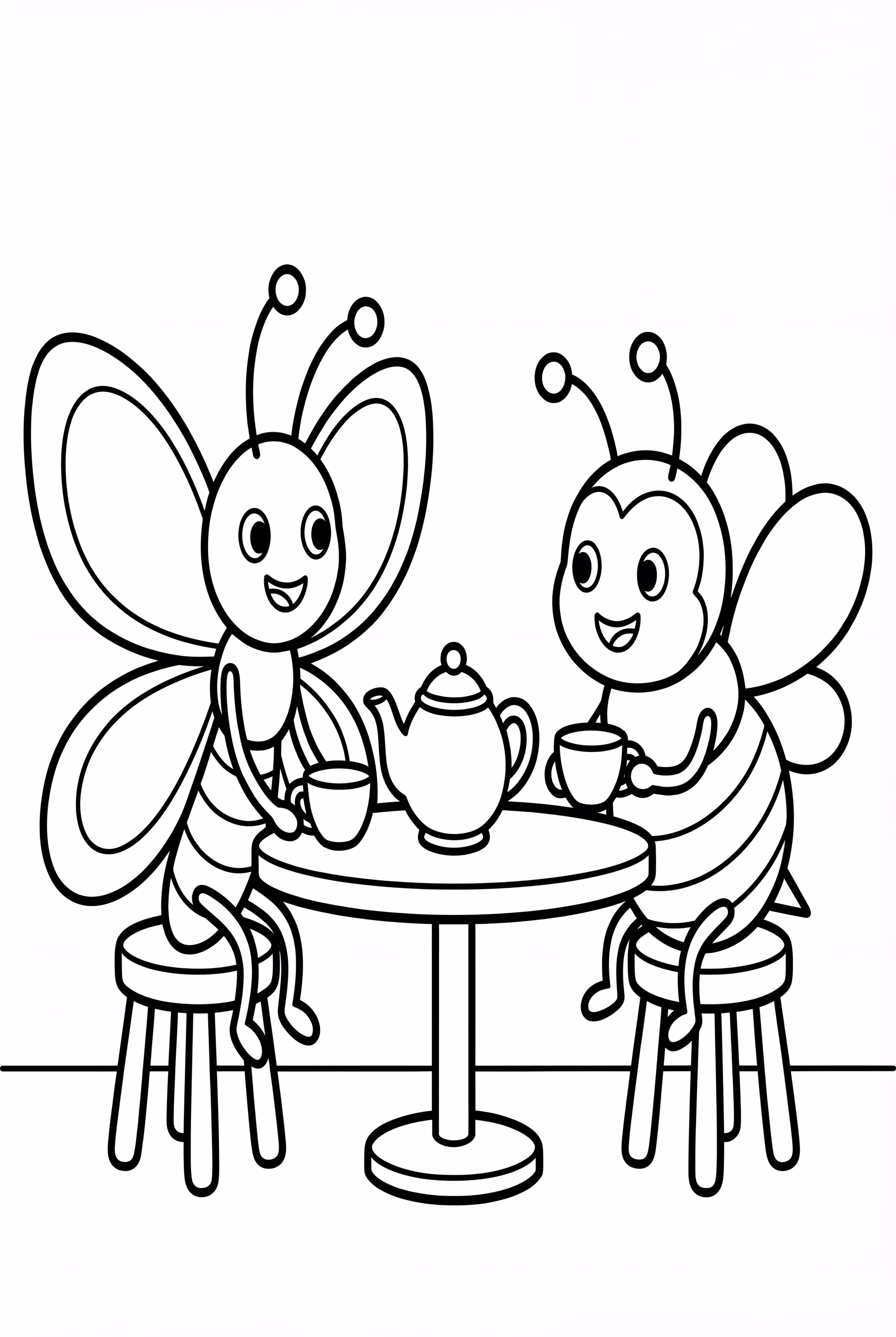 나비와 벌의 다과회