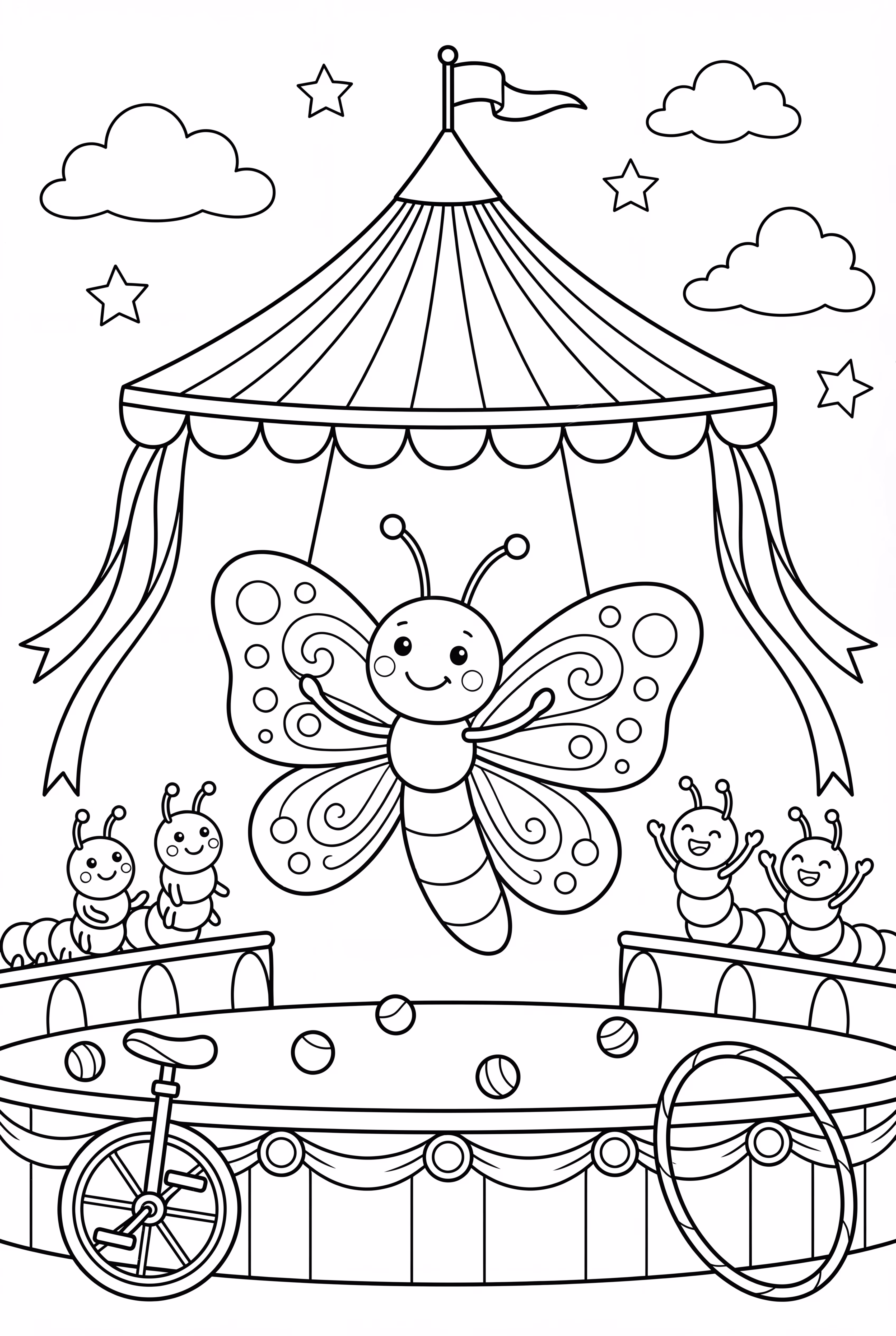 Butterfly Circus Acrobatic Performance