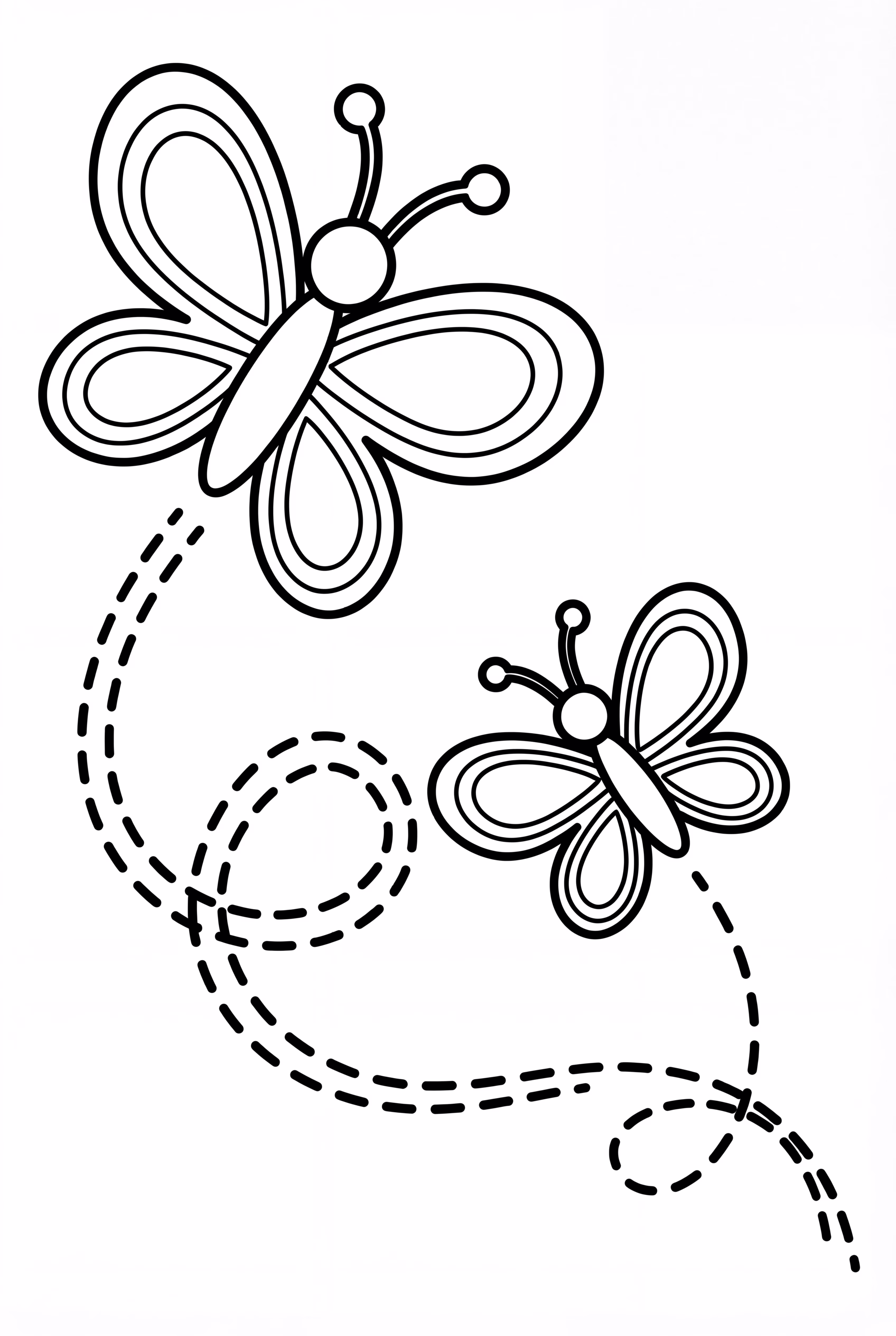 Butterfly Migration Flight Formation