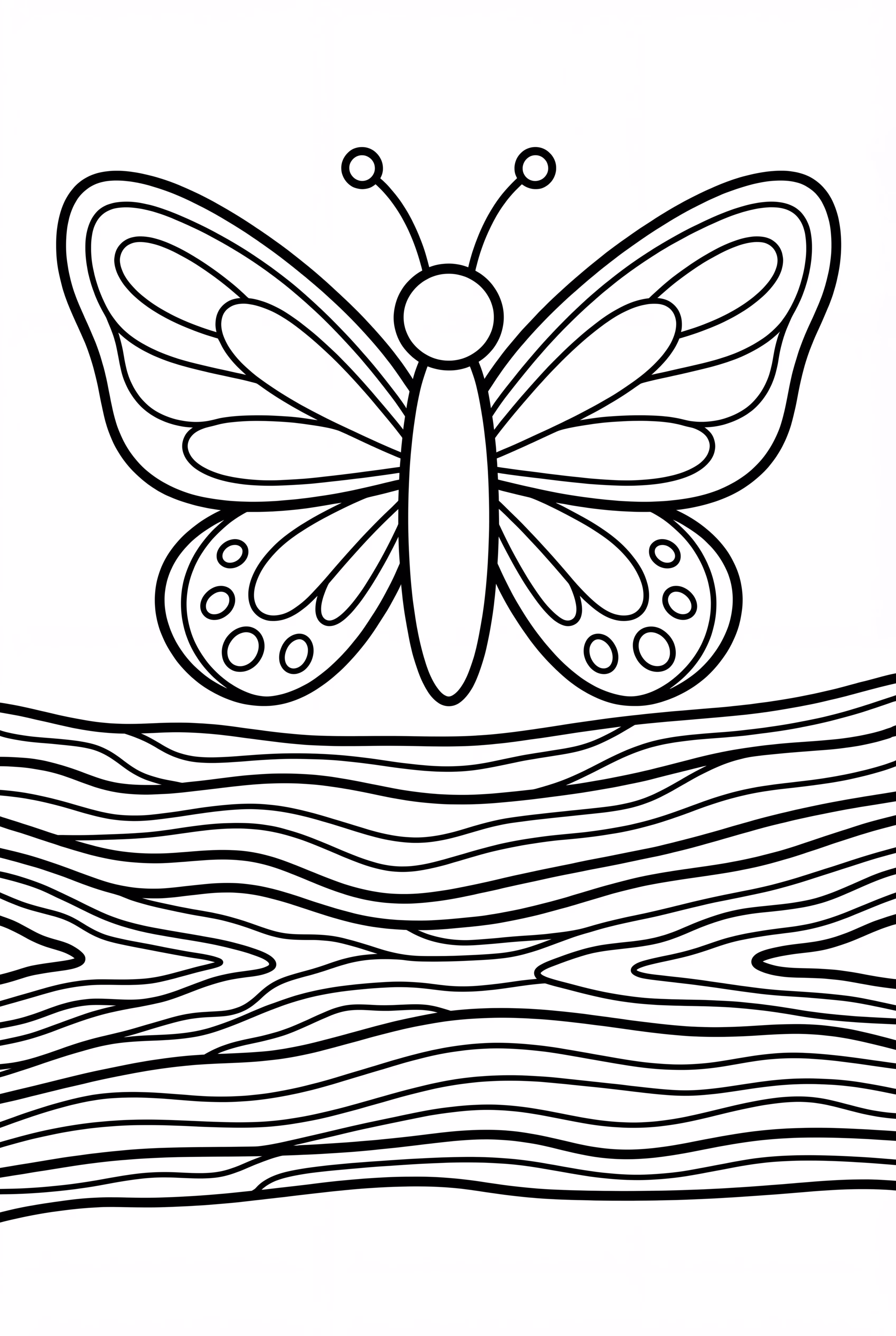 Butterfly Resting On Tree Bark