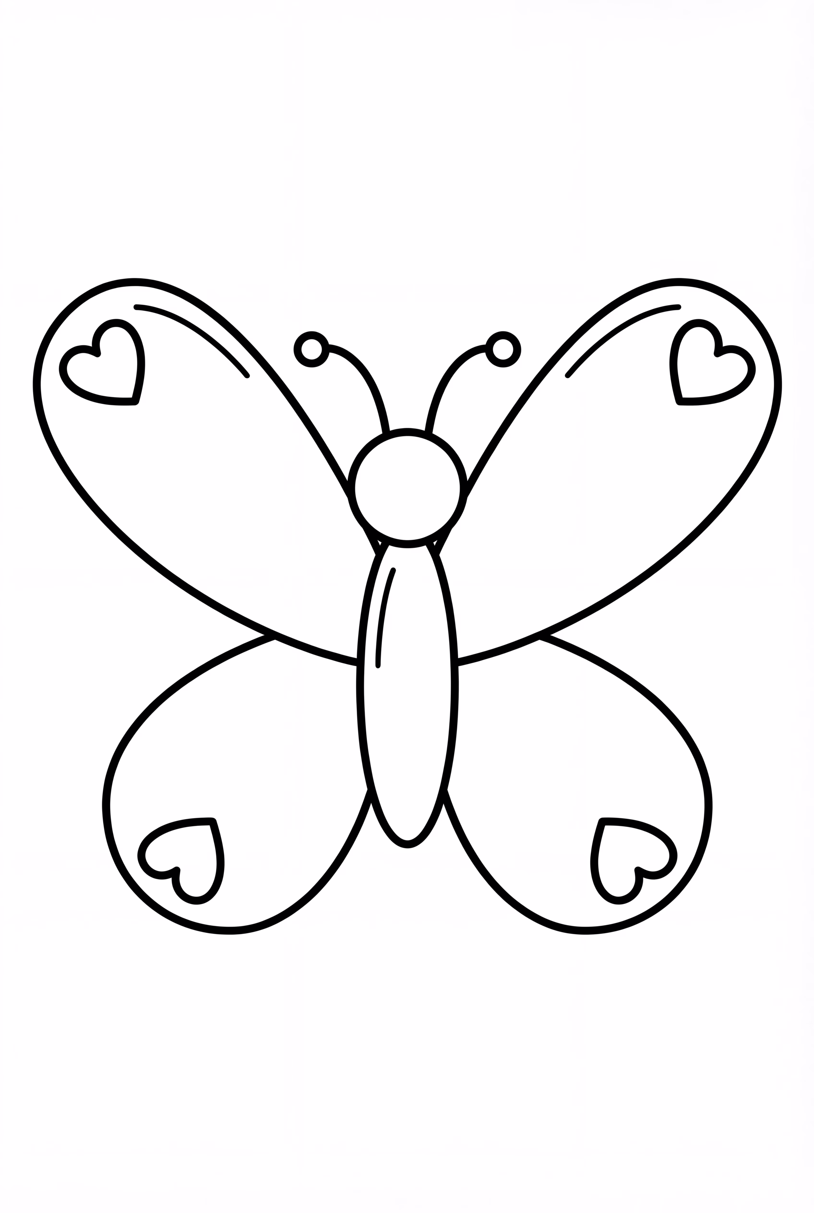 花瓣形状的蝴蝶