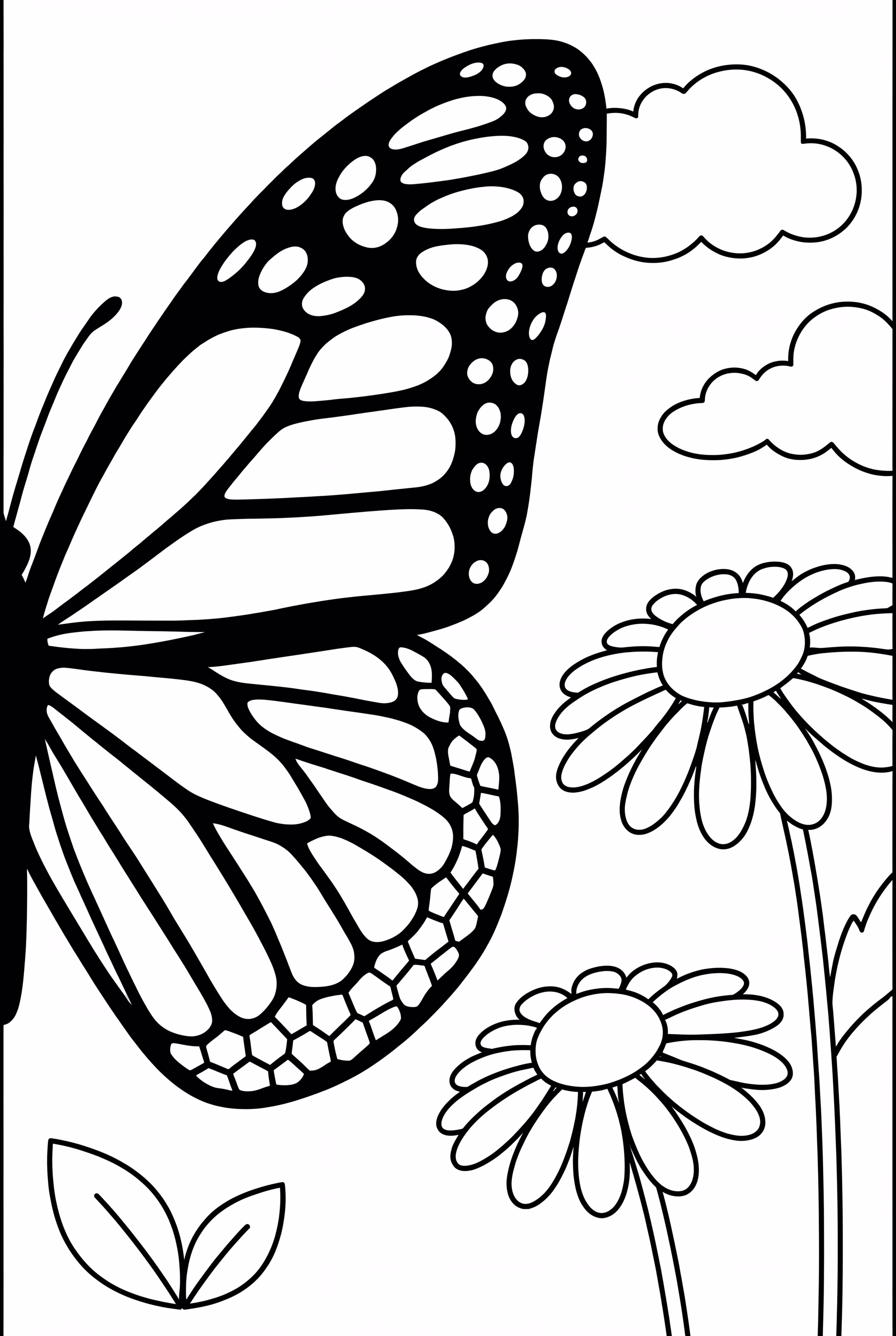 Butterfly Wing Scale Close-Up