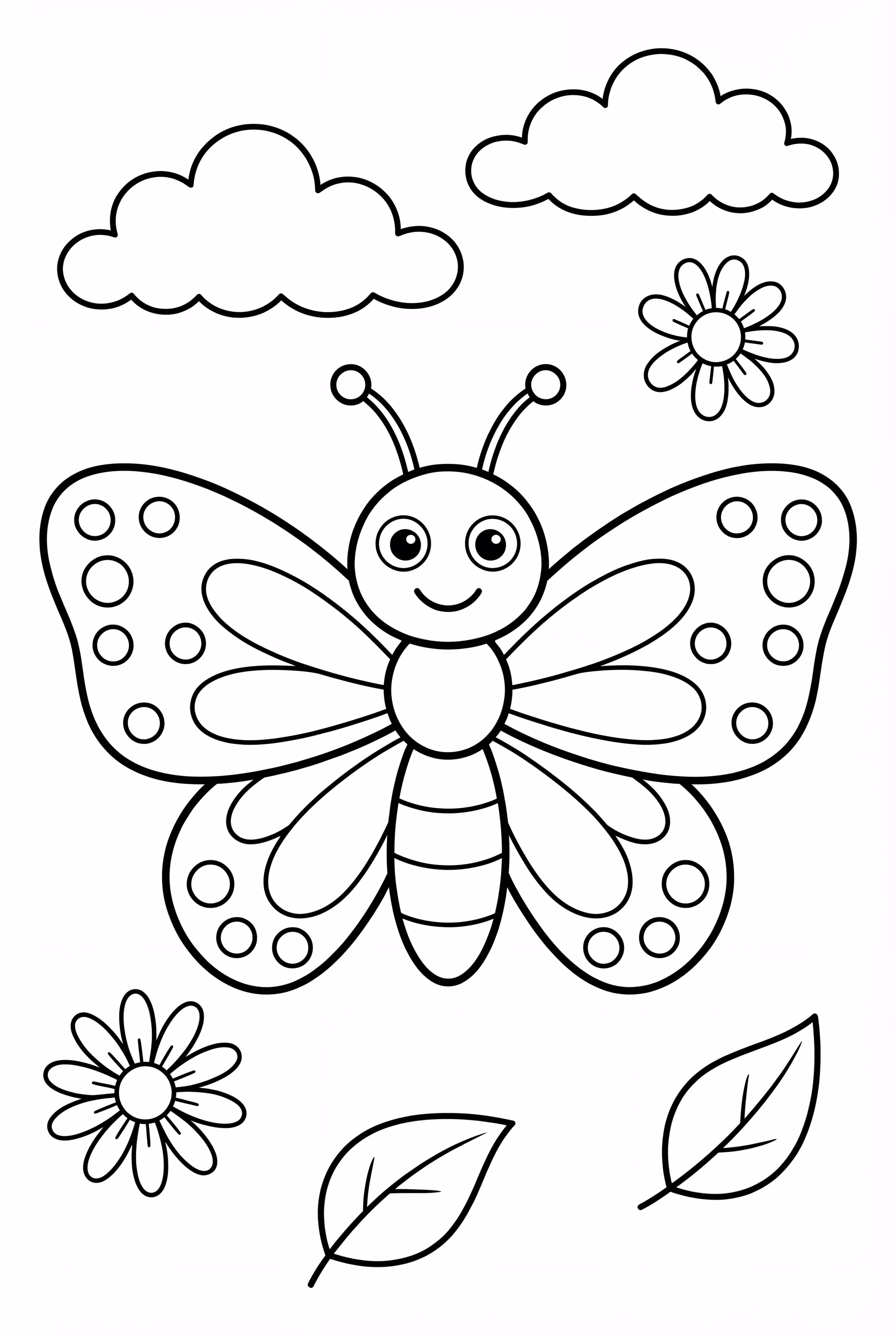 Butterfly Wingtip With Dot Matrix Pattern