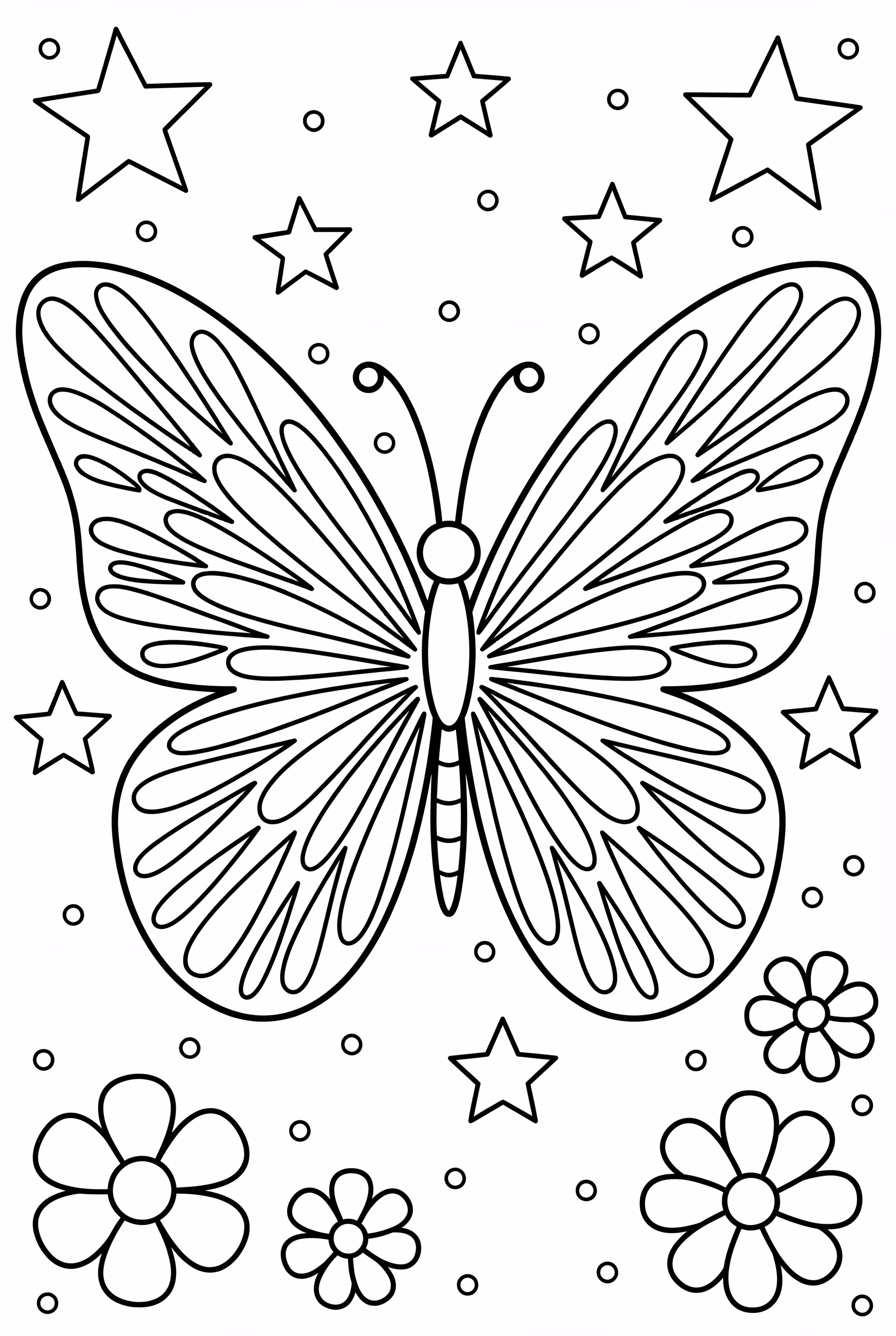 Butterfly With Firework Burst Wings