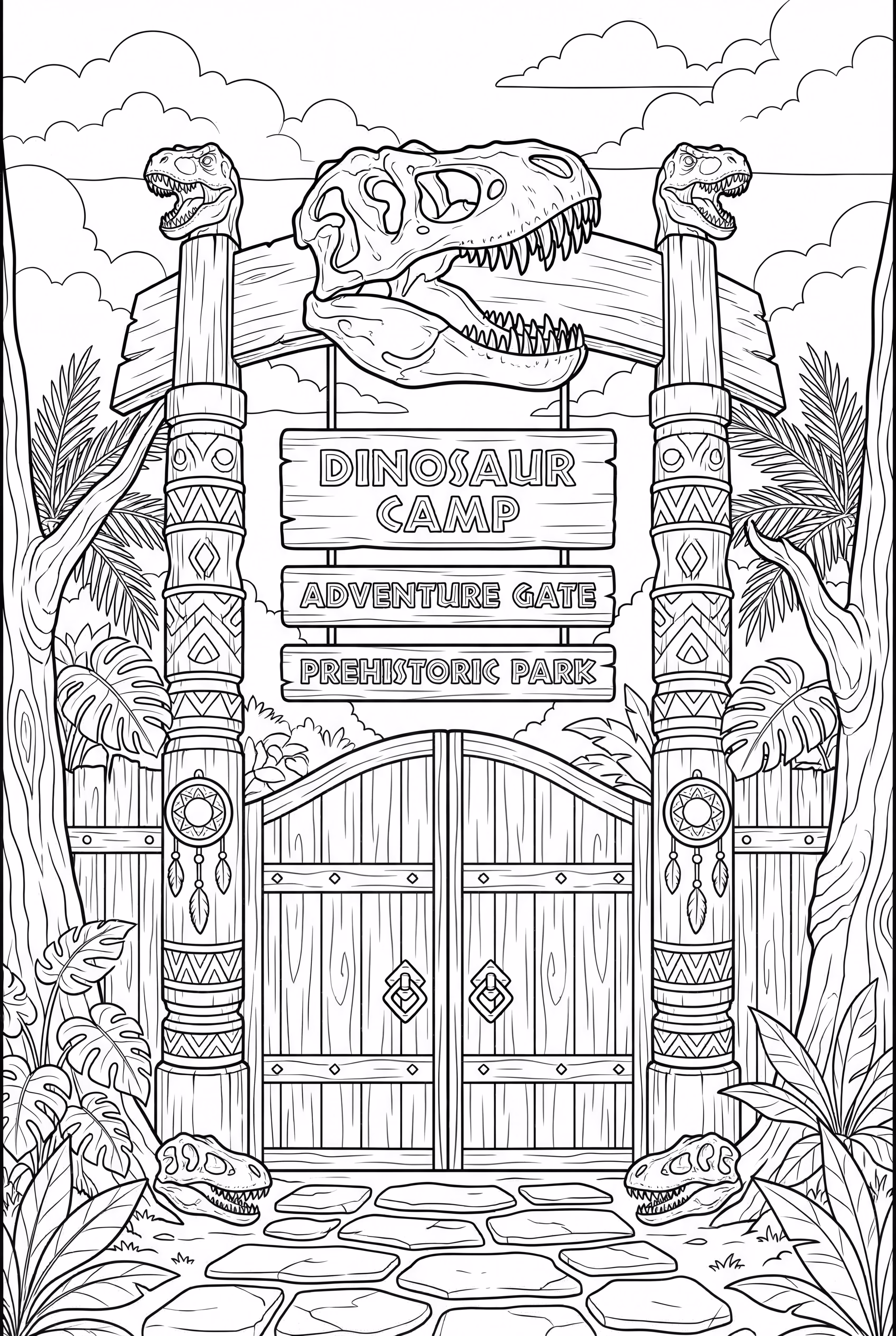 恐龙营地大门