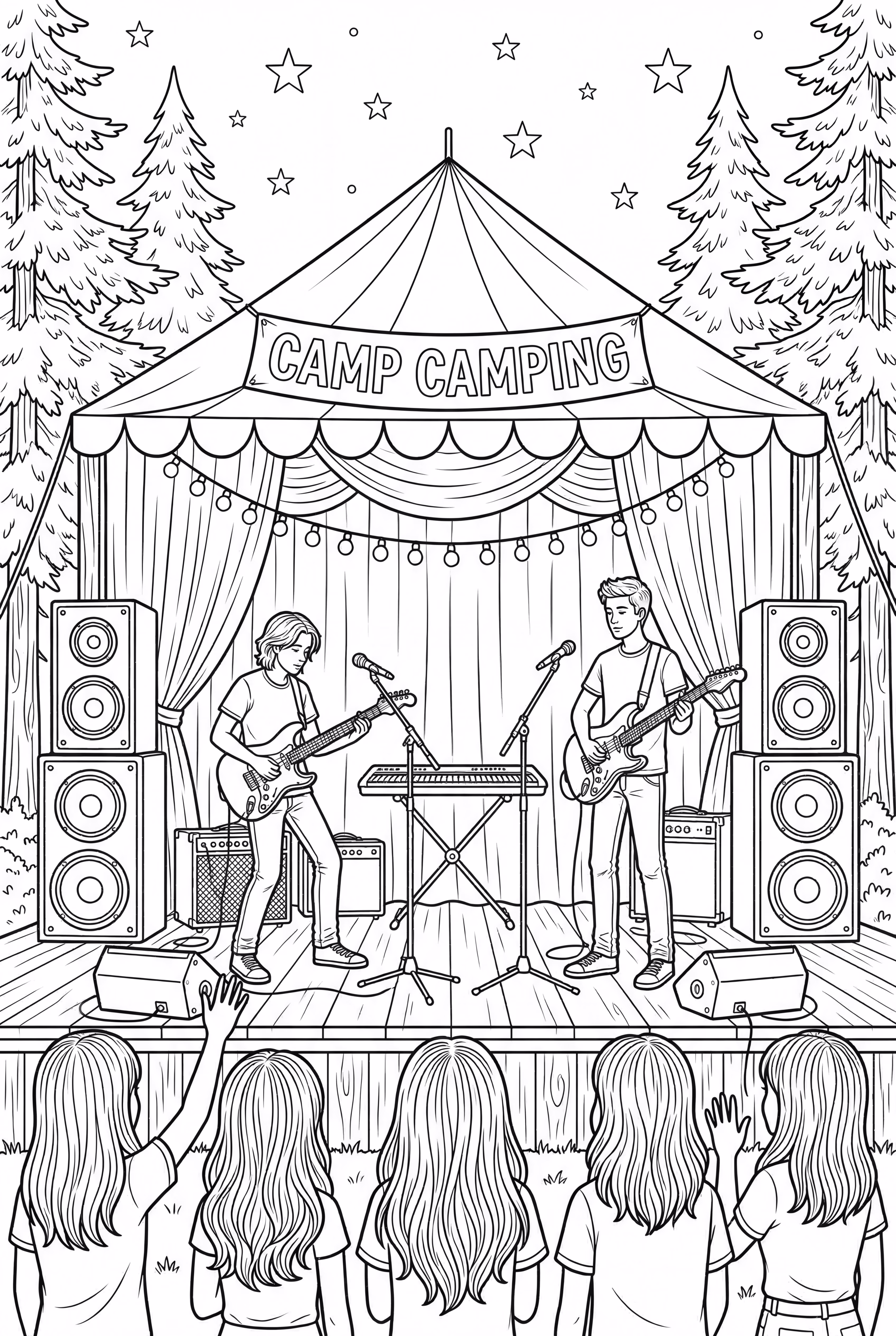 Camp Rock Band Performance Stage