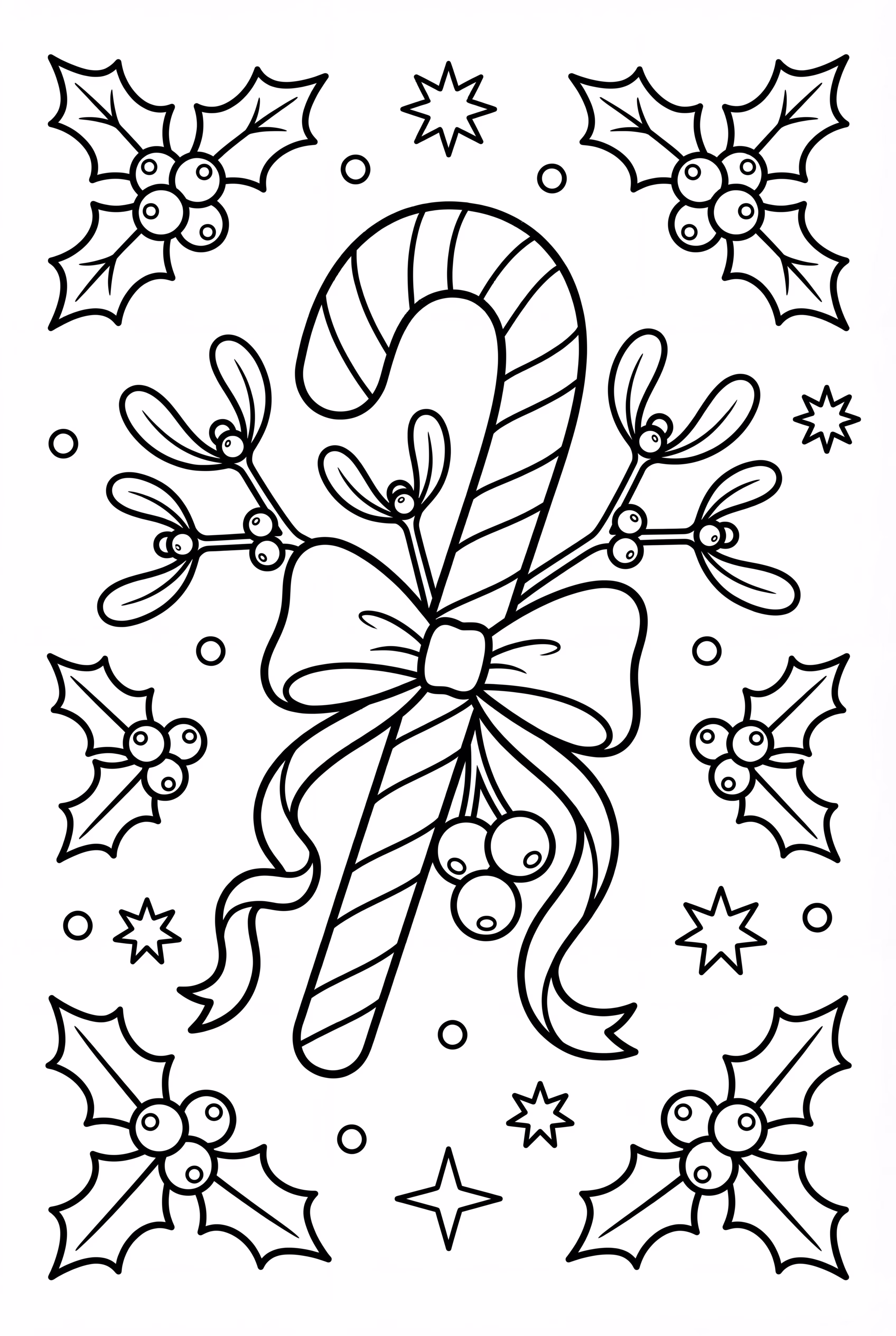 사탕 지팡이와 겨우살이