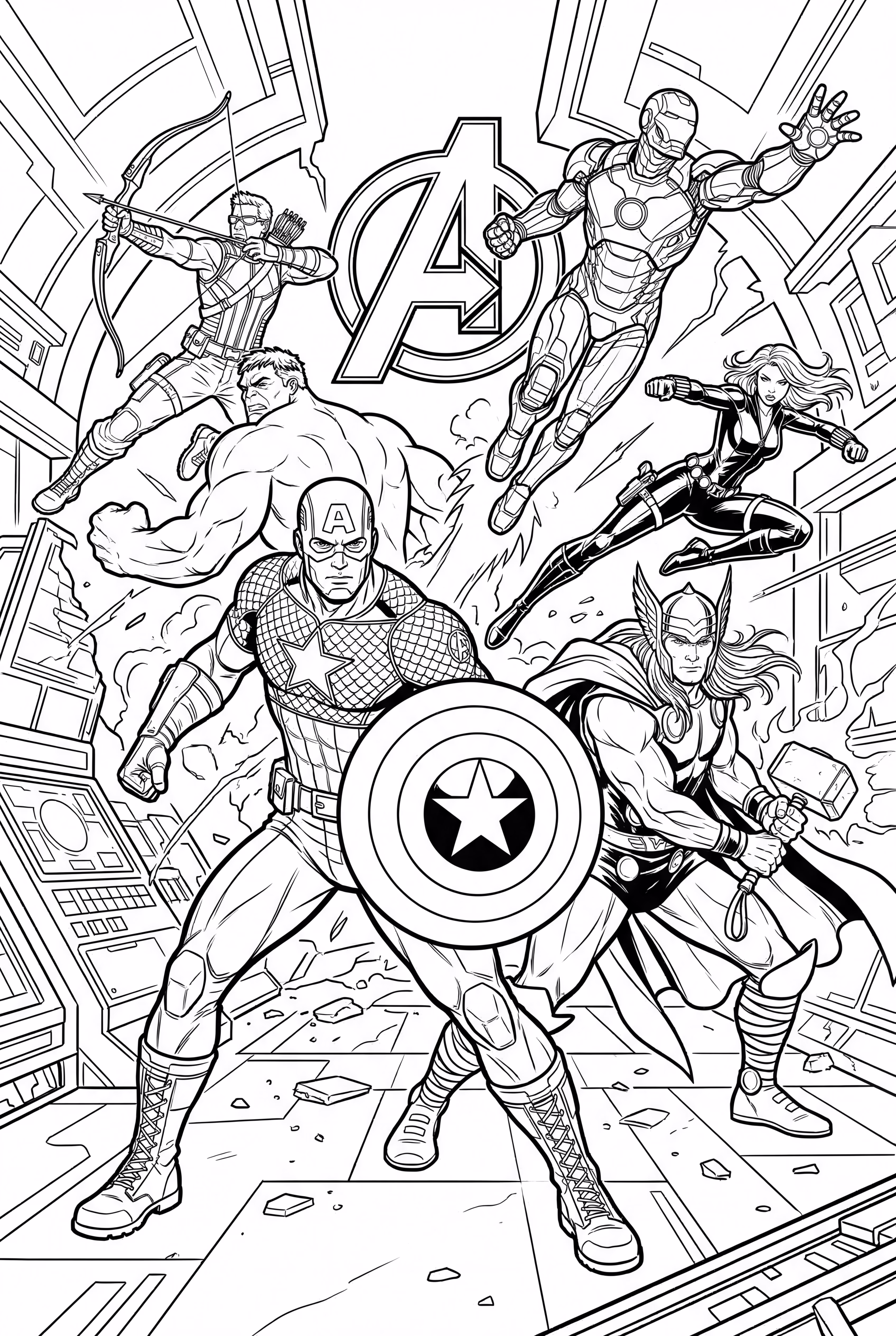 Captain America Avengers Team Assembly