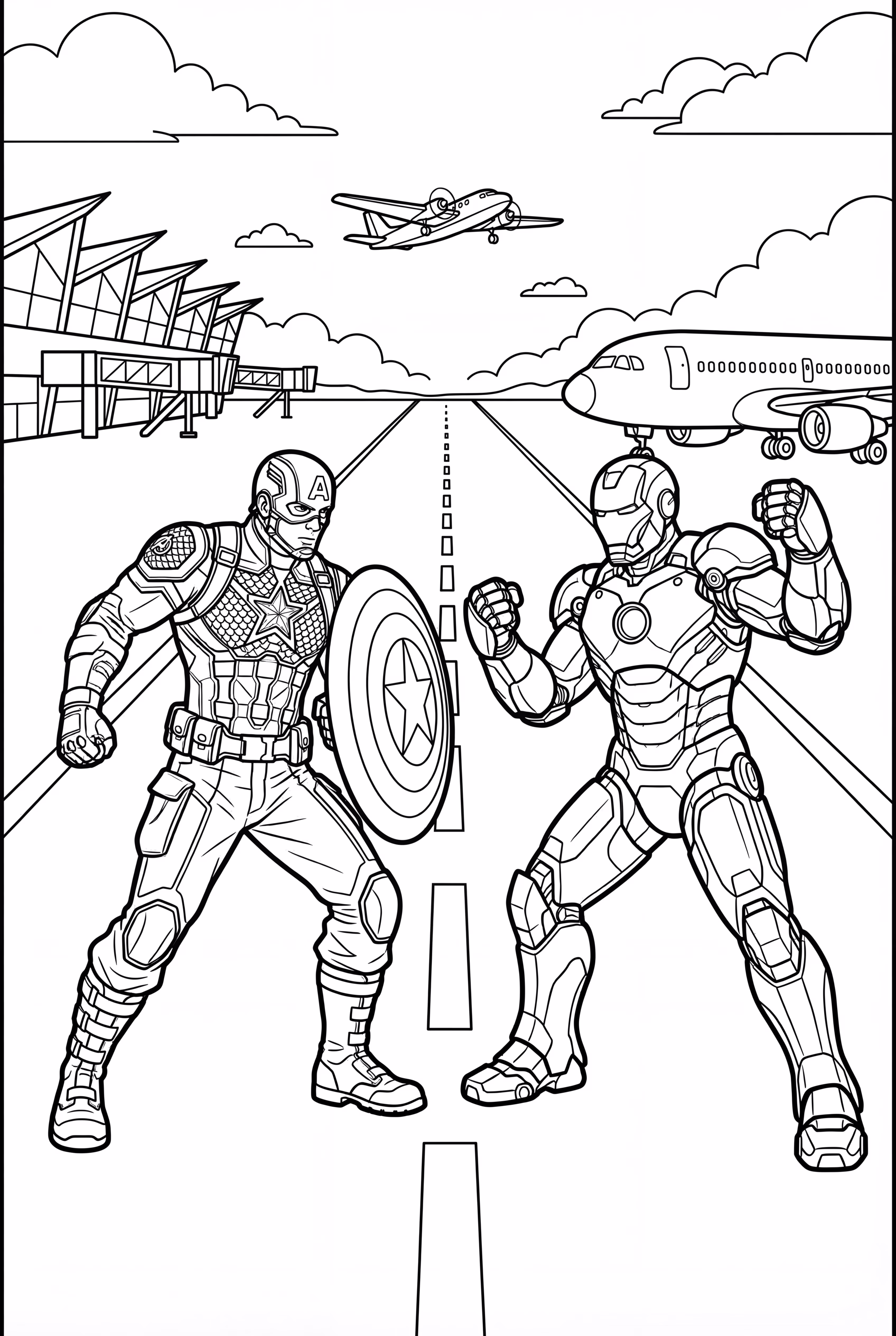 美國隊長：內戰 機場戰鬥