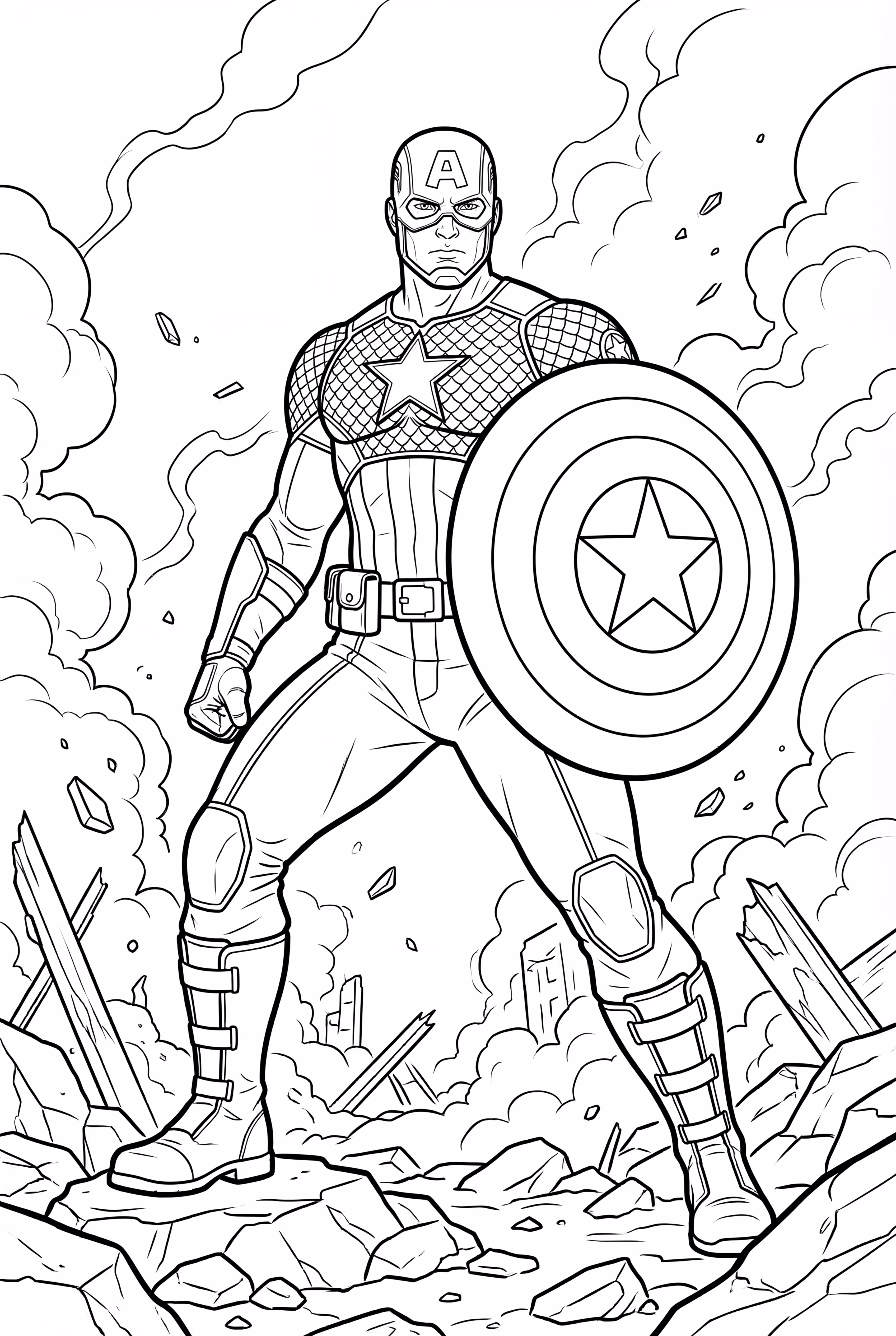 美國隊長盾牌捍衛復仇者