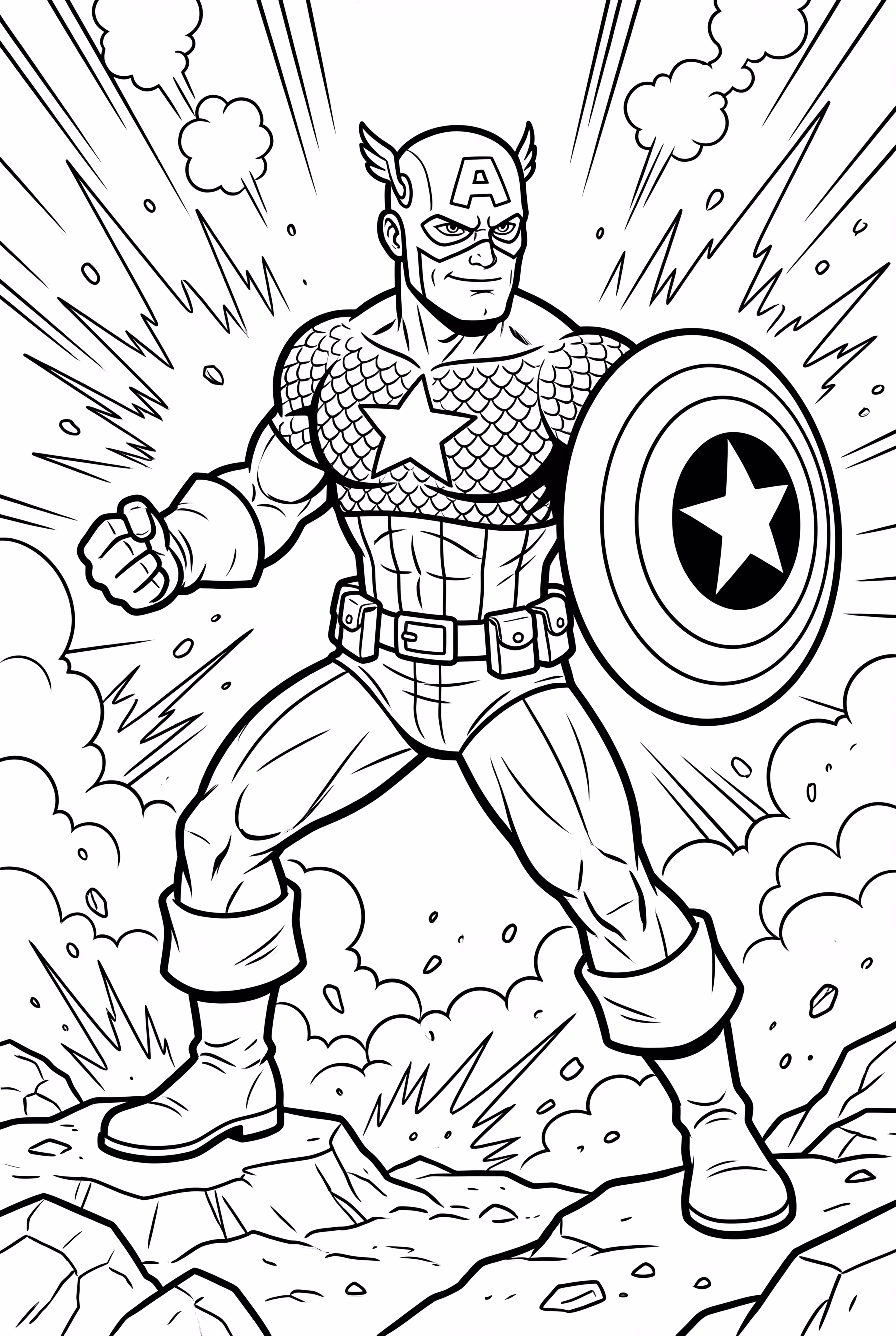 美國隊長盾牌能量光芒