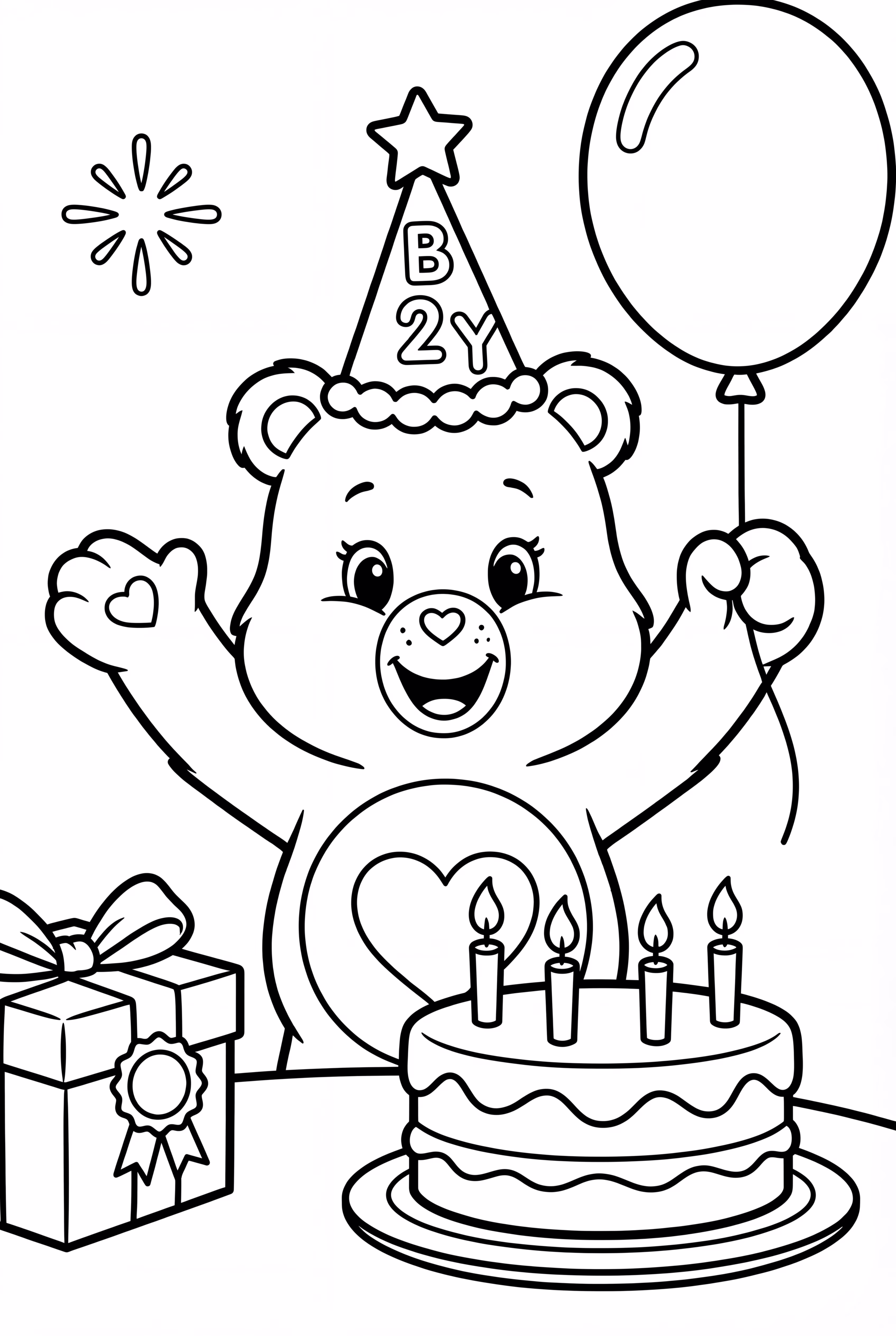 开心熊庆祝生日派对