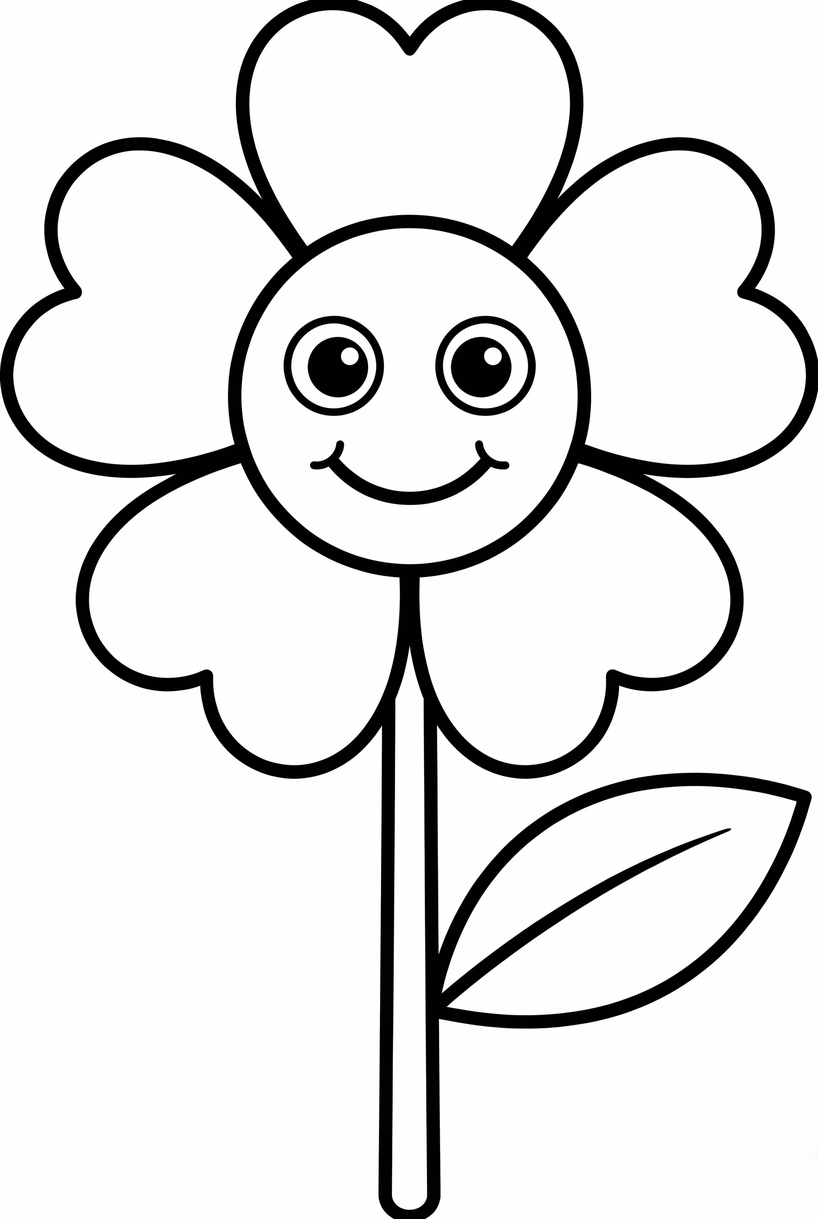 Cartoon Poppy Flower Character