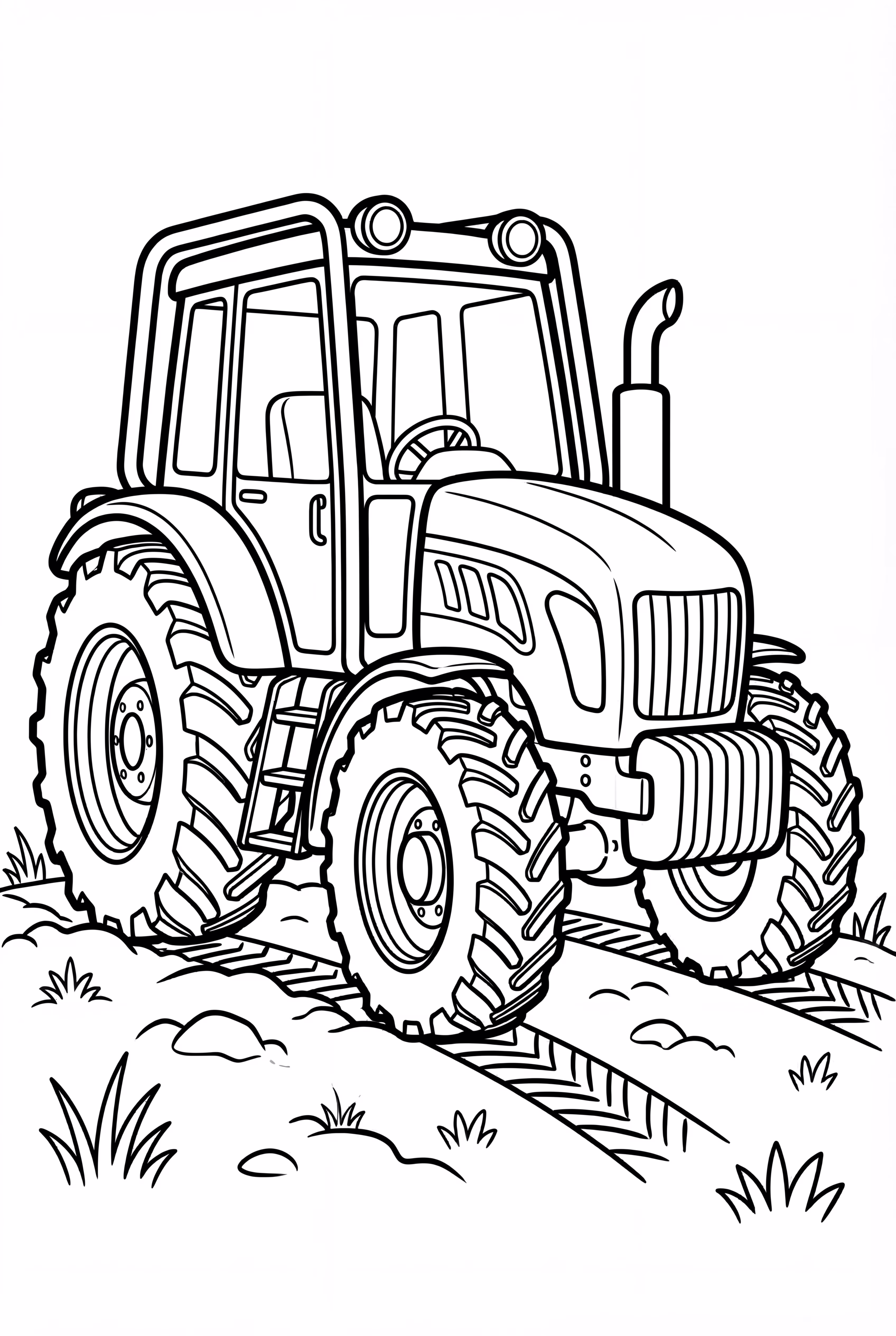 Case Tractor Working