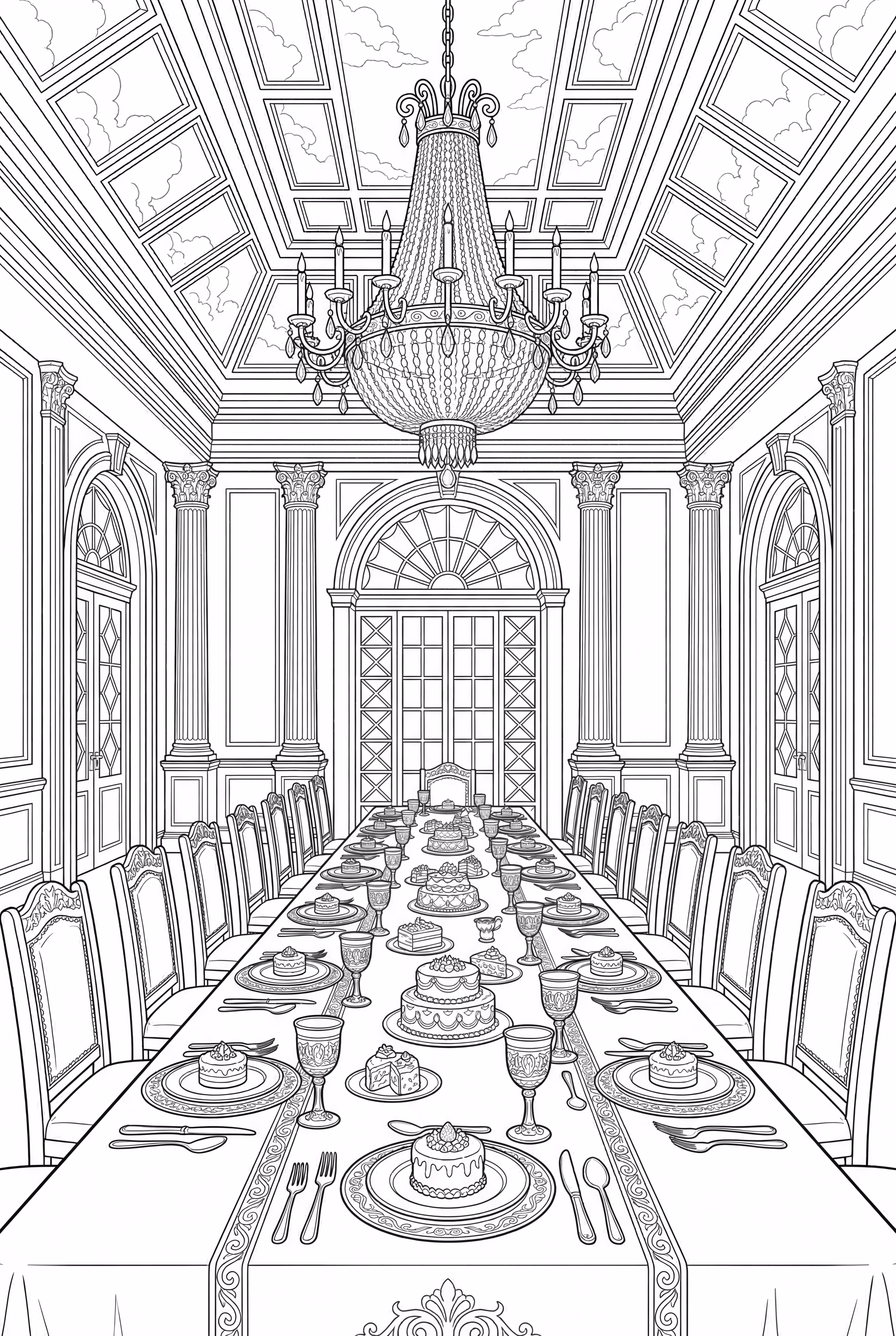 Castle Banquet Hall Feast