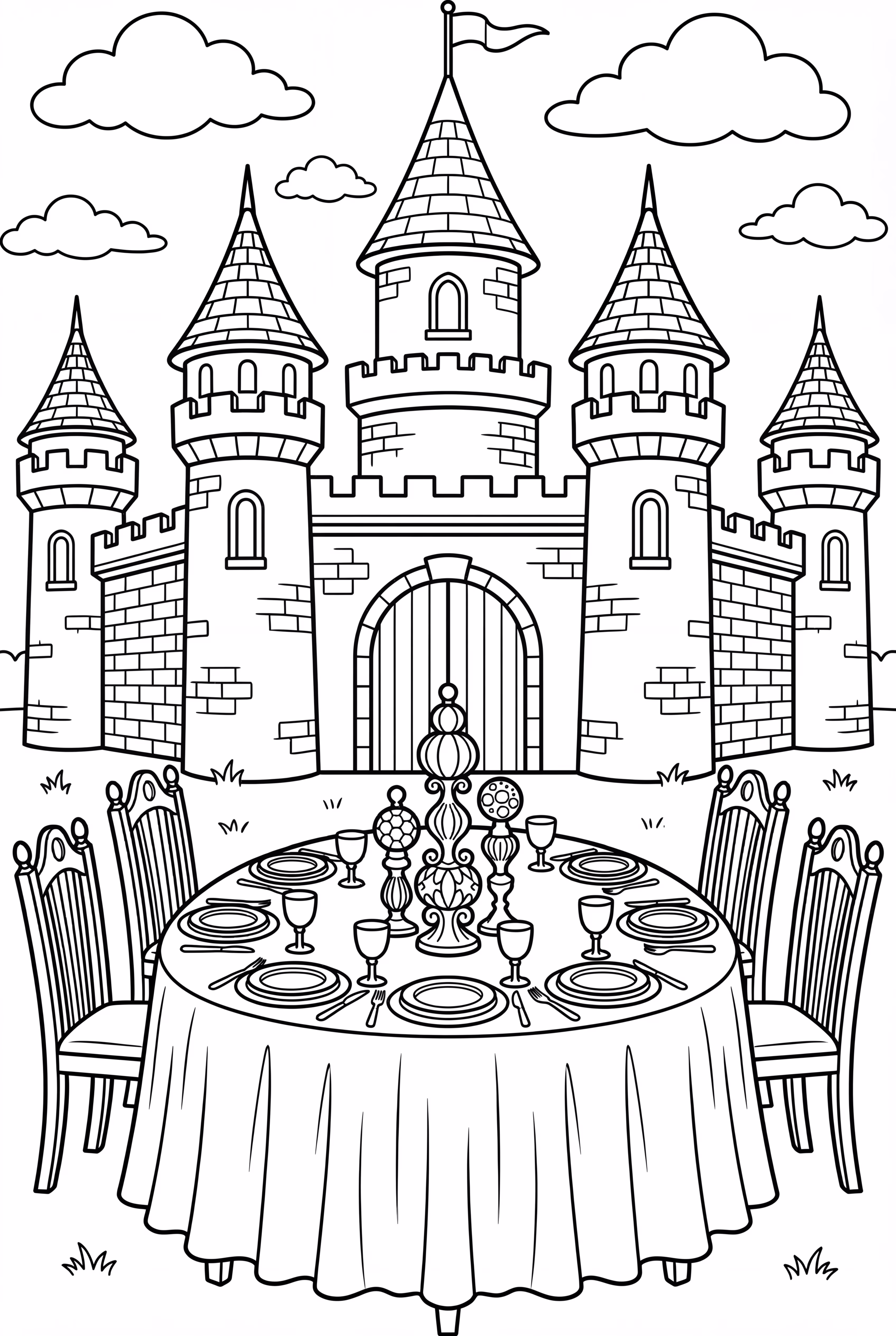 Castle Banquet Hall Feast