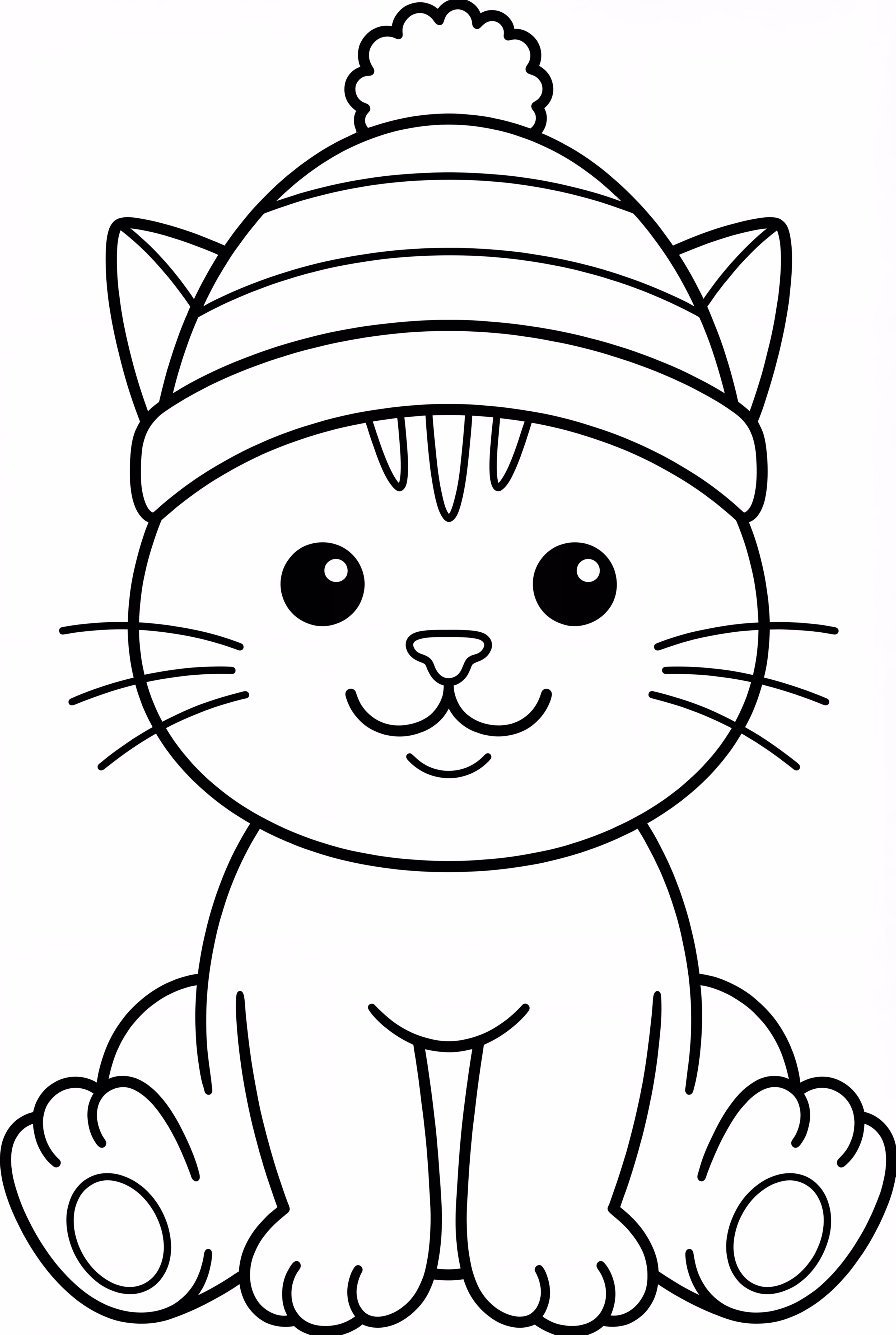 Cat In A Striped Hat