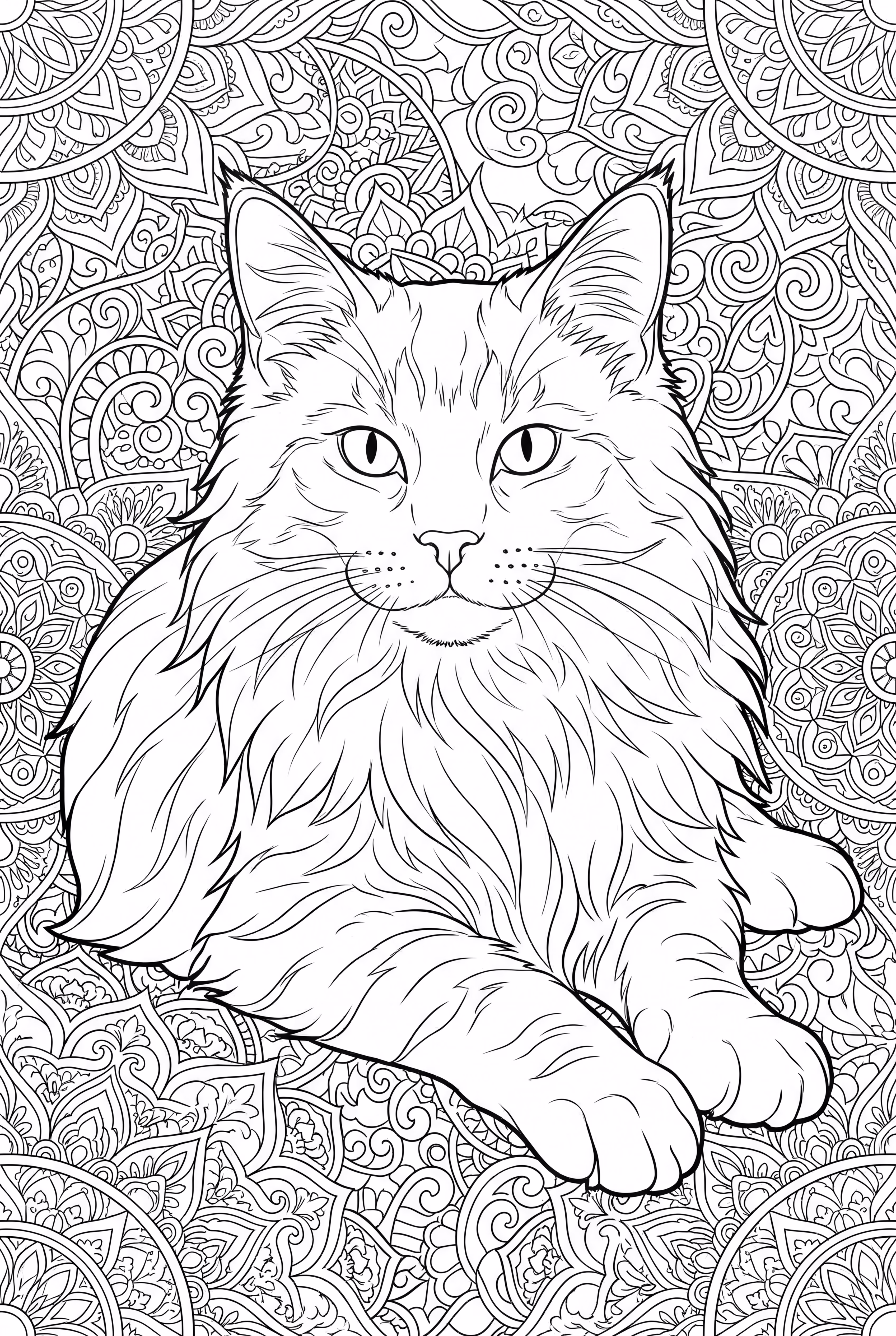 Chat jouant avec de la laine