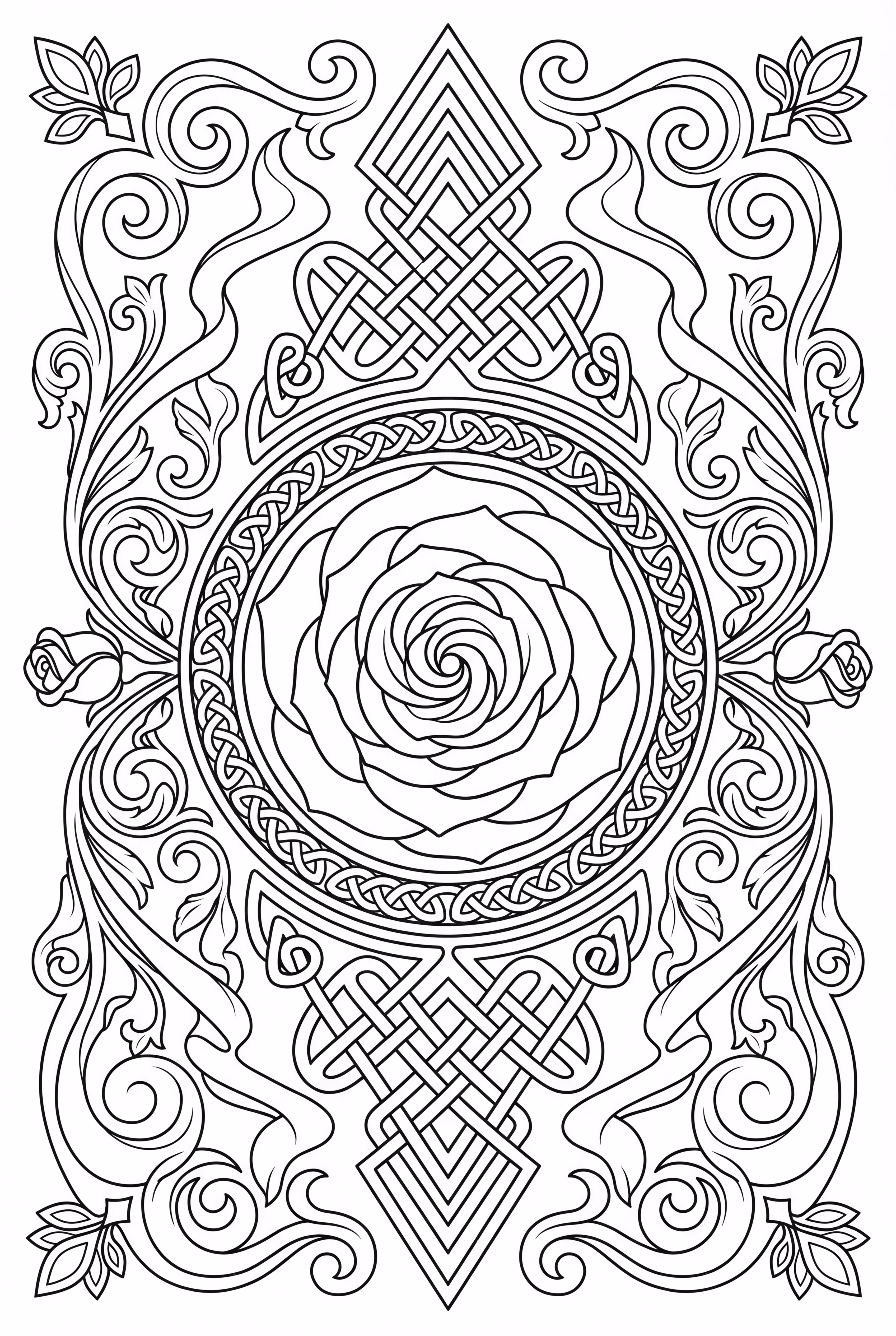 Celtic Rose Pattern-2