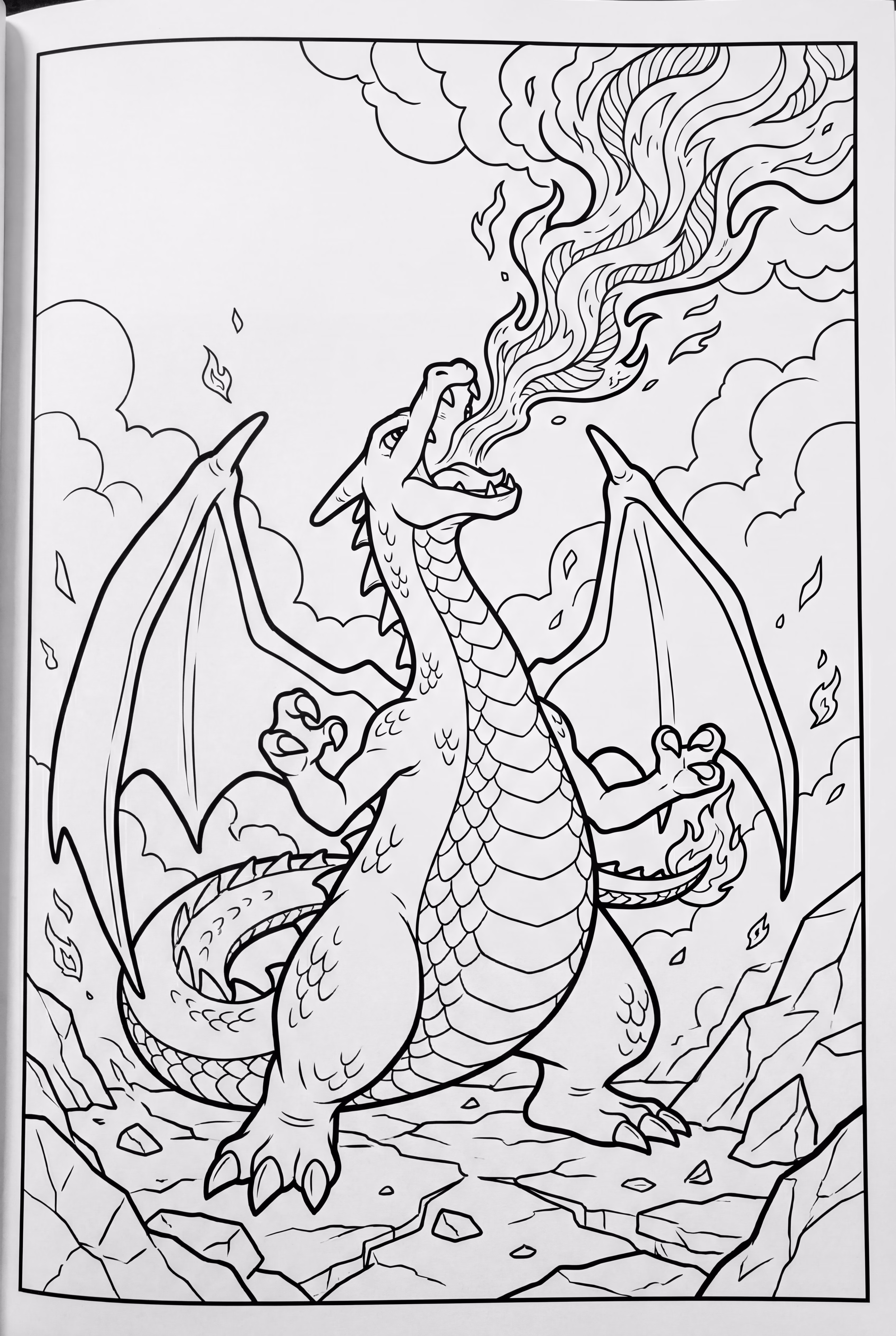 charizard breathing fire