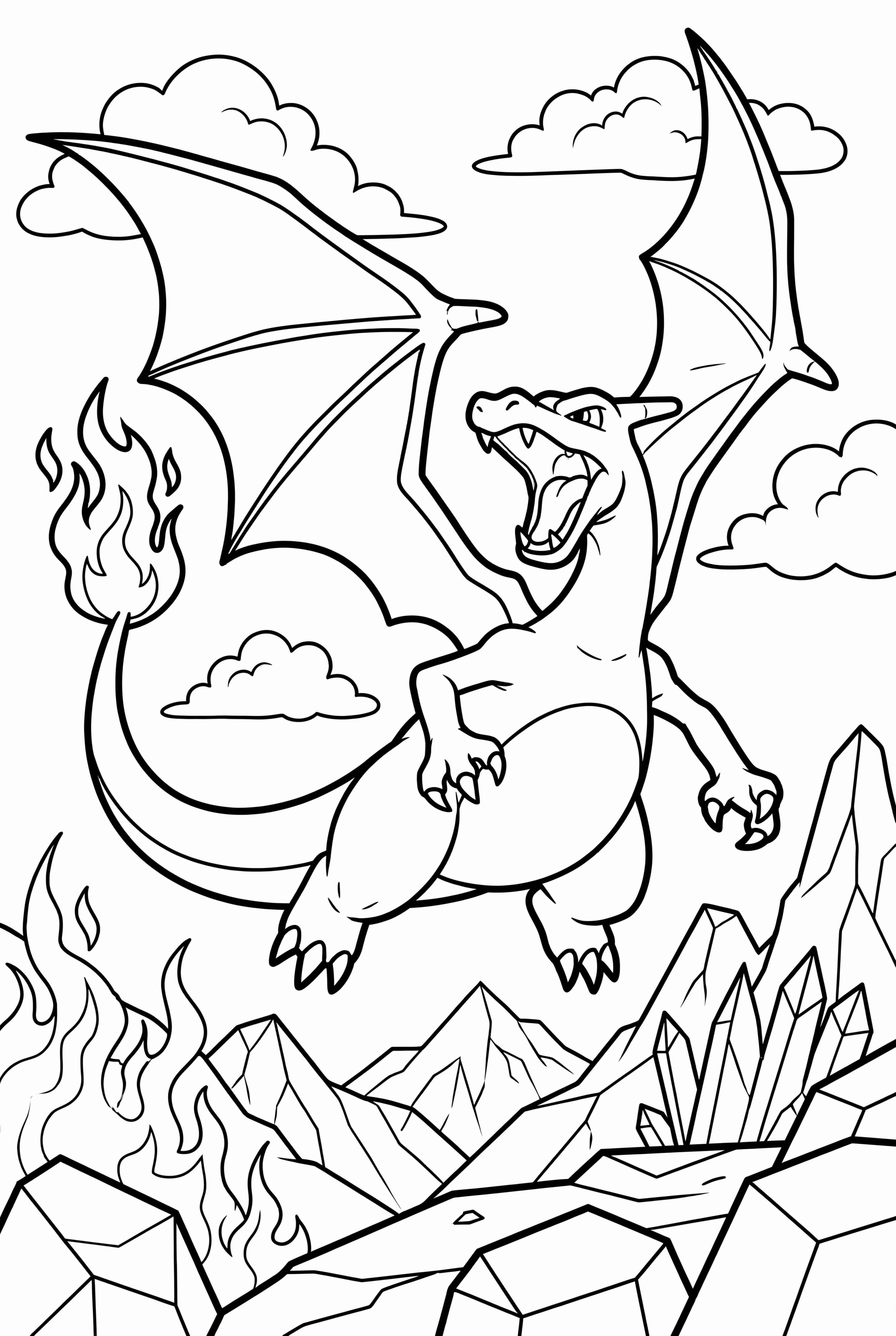 charizard flying in the sky-2