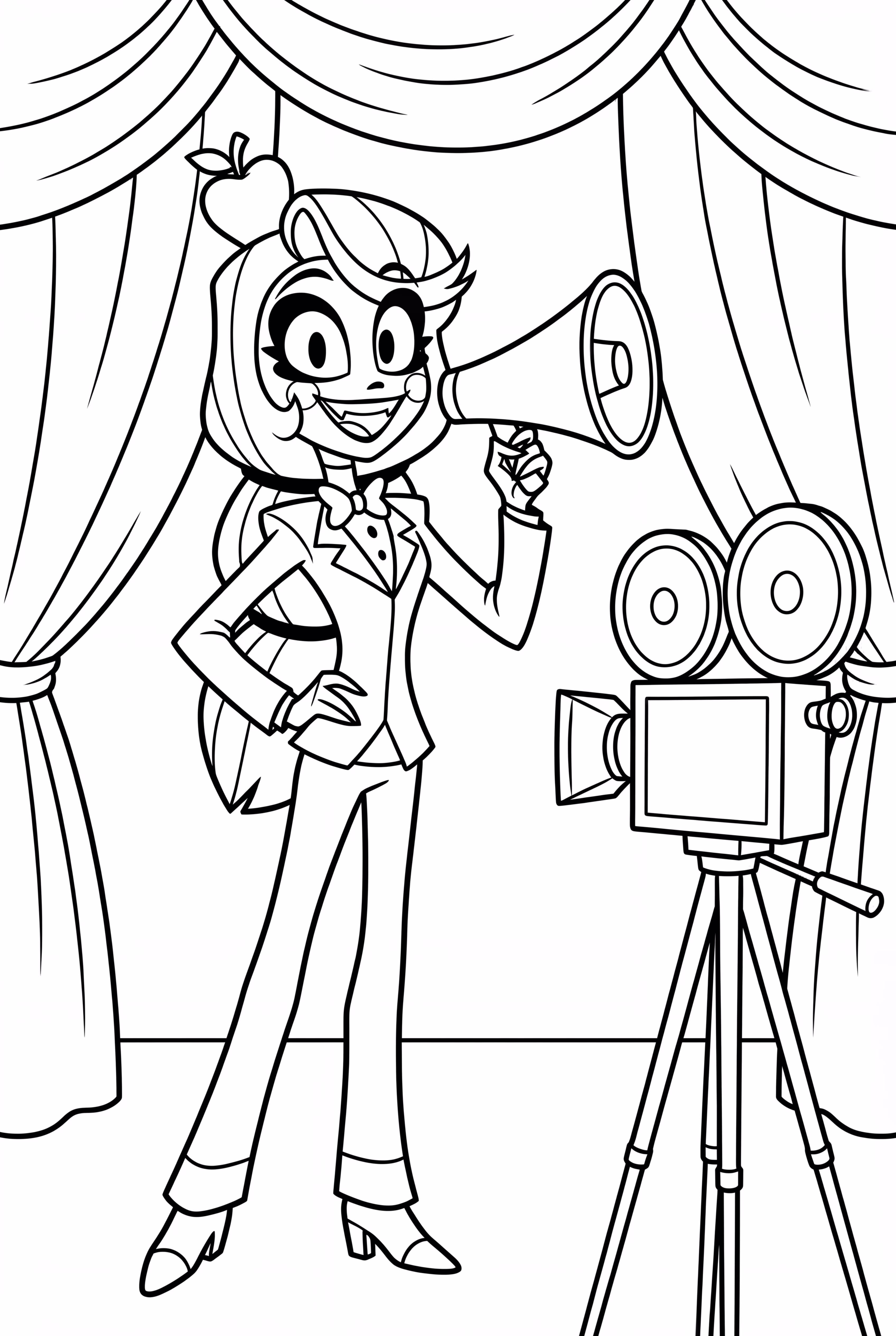 Charlie Directs A Scene At The Hazbin Hotel