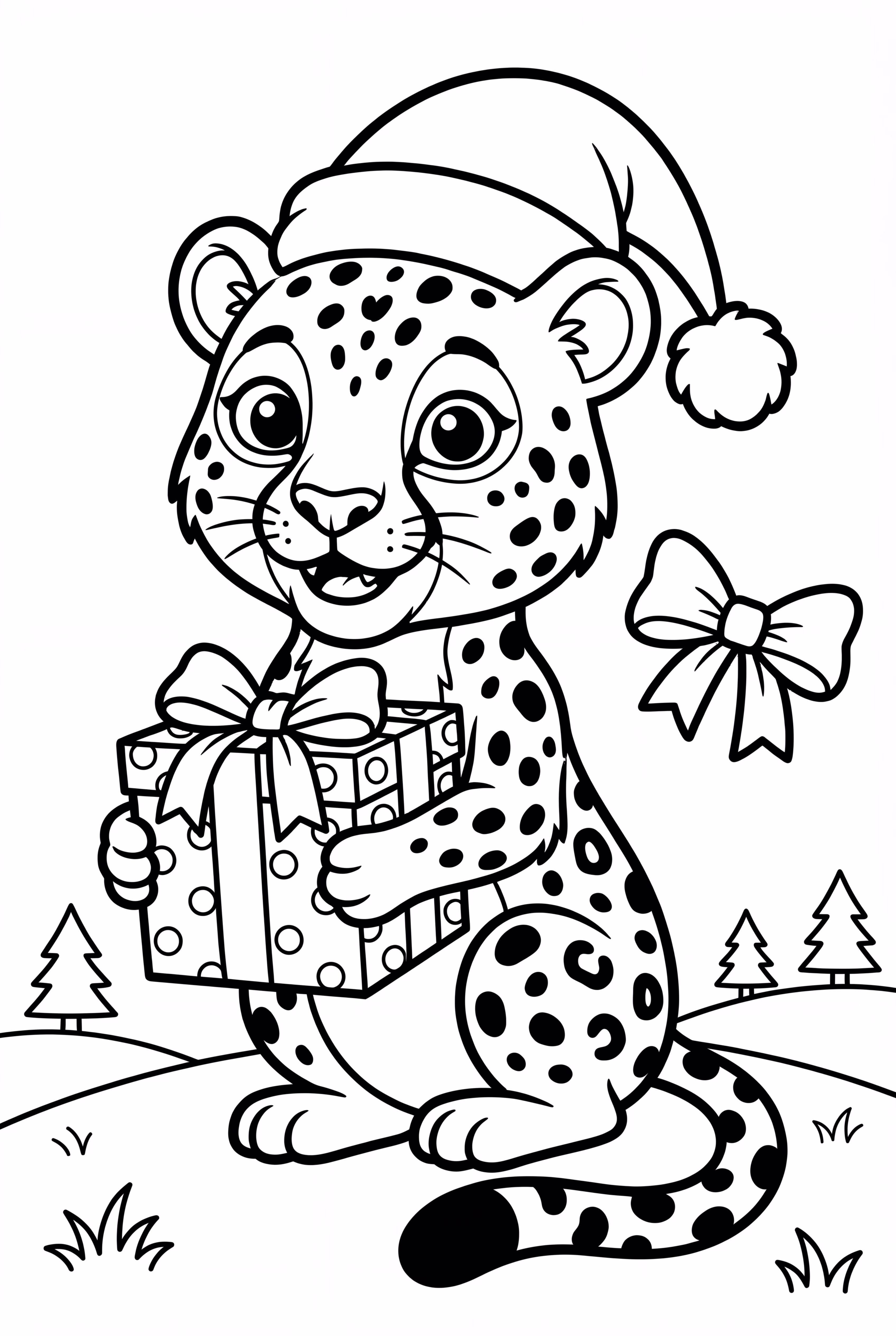 cheetah christmas gift