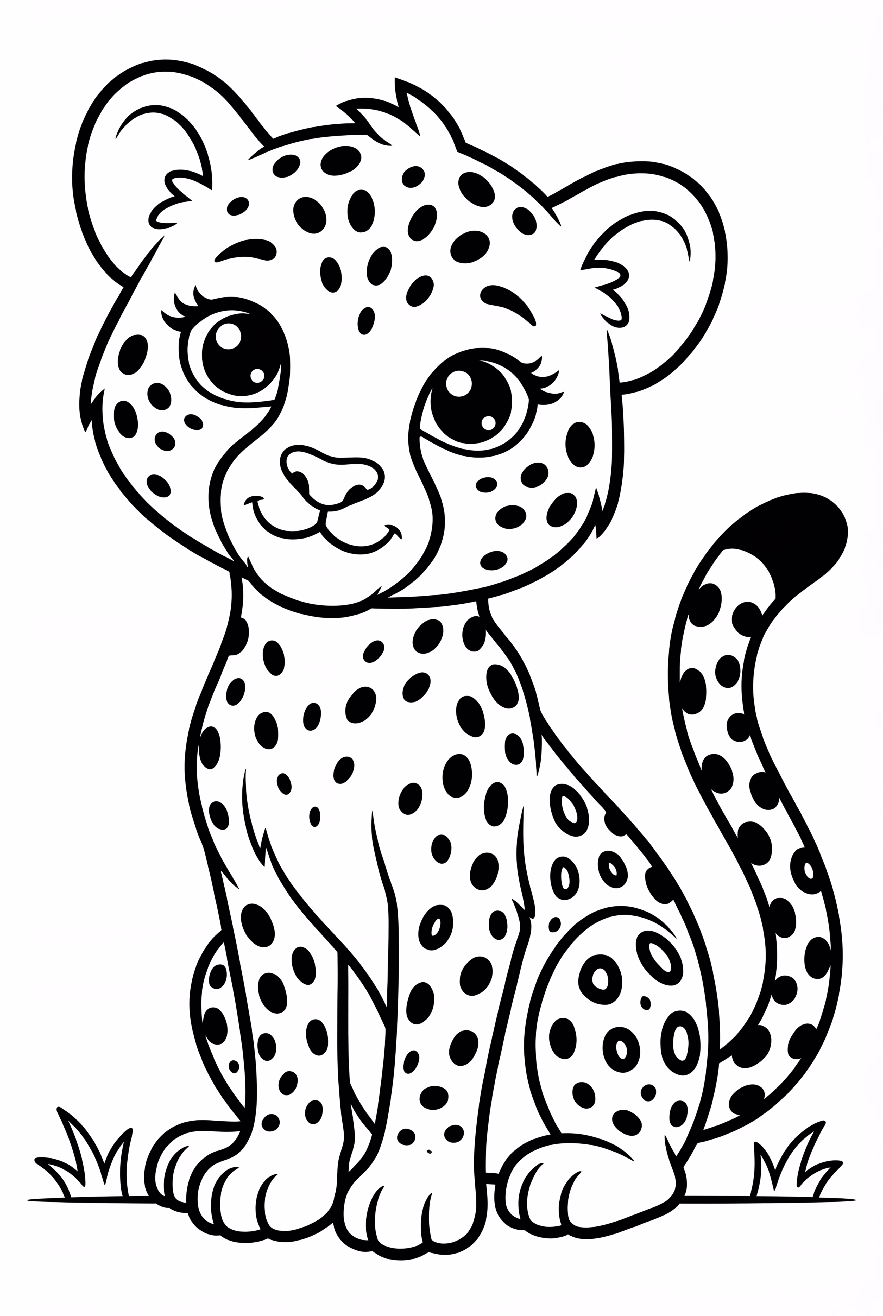 guepardo en pose linda-2