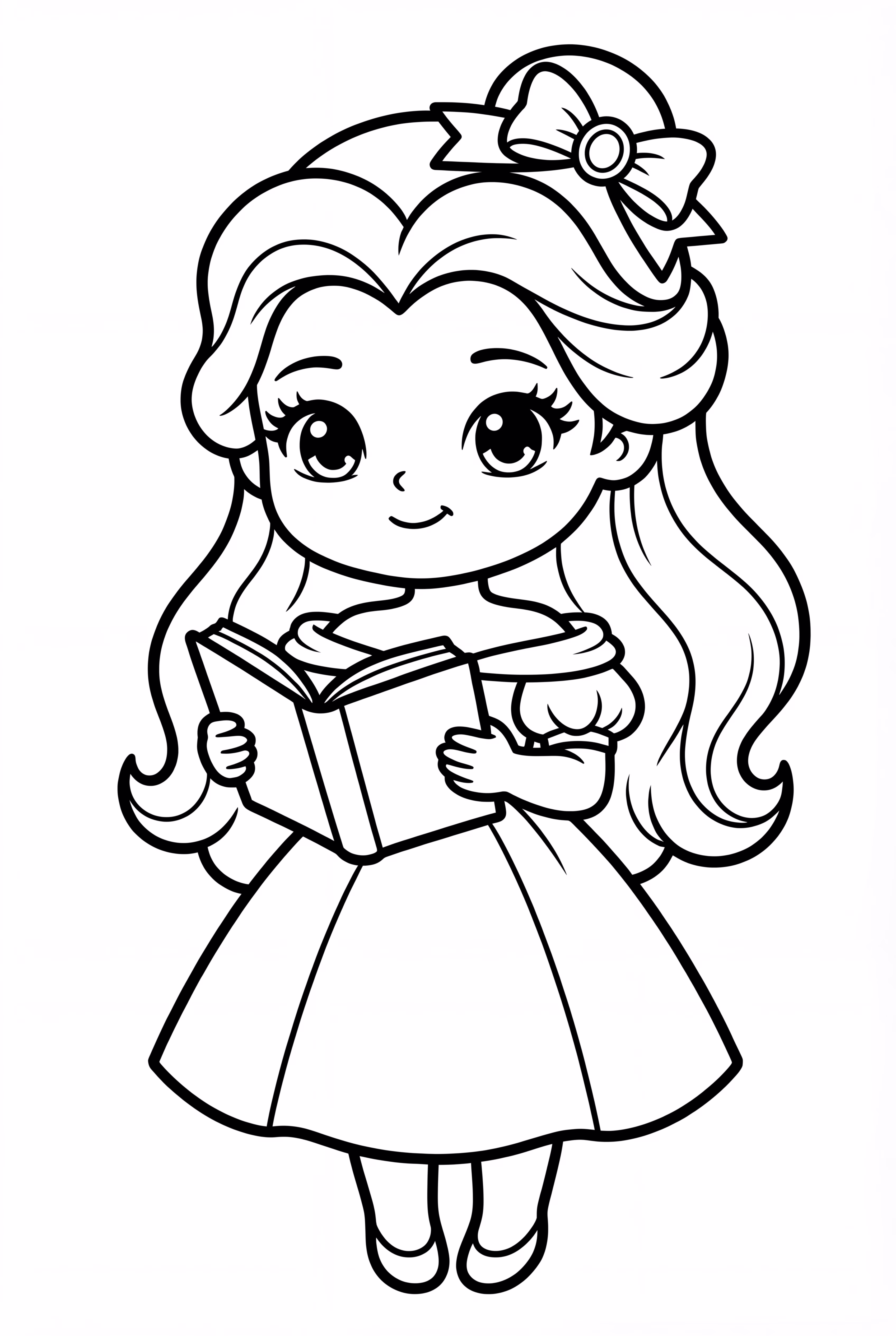 Princesa Fofa Estilo Chibi Belle
