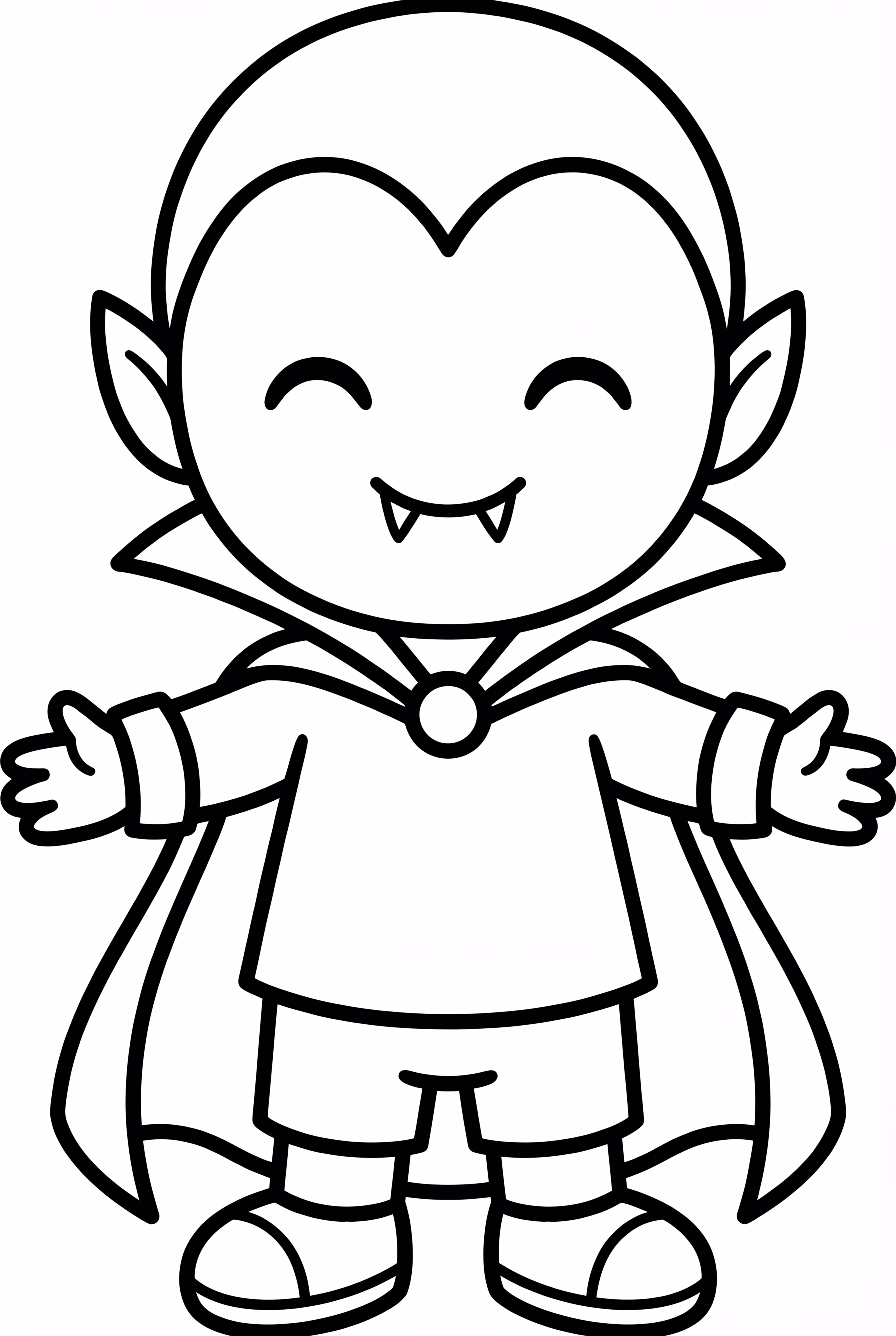 Chibi Vampire With A Cape