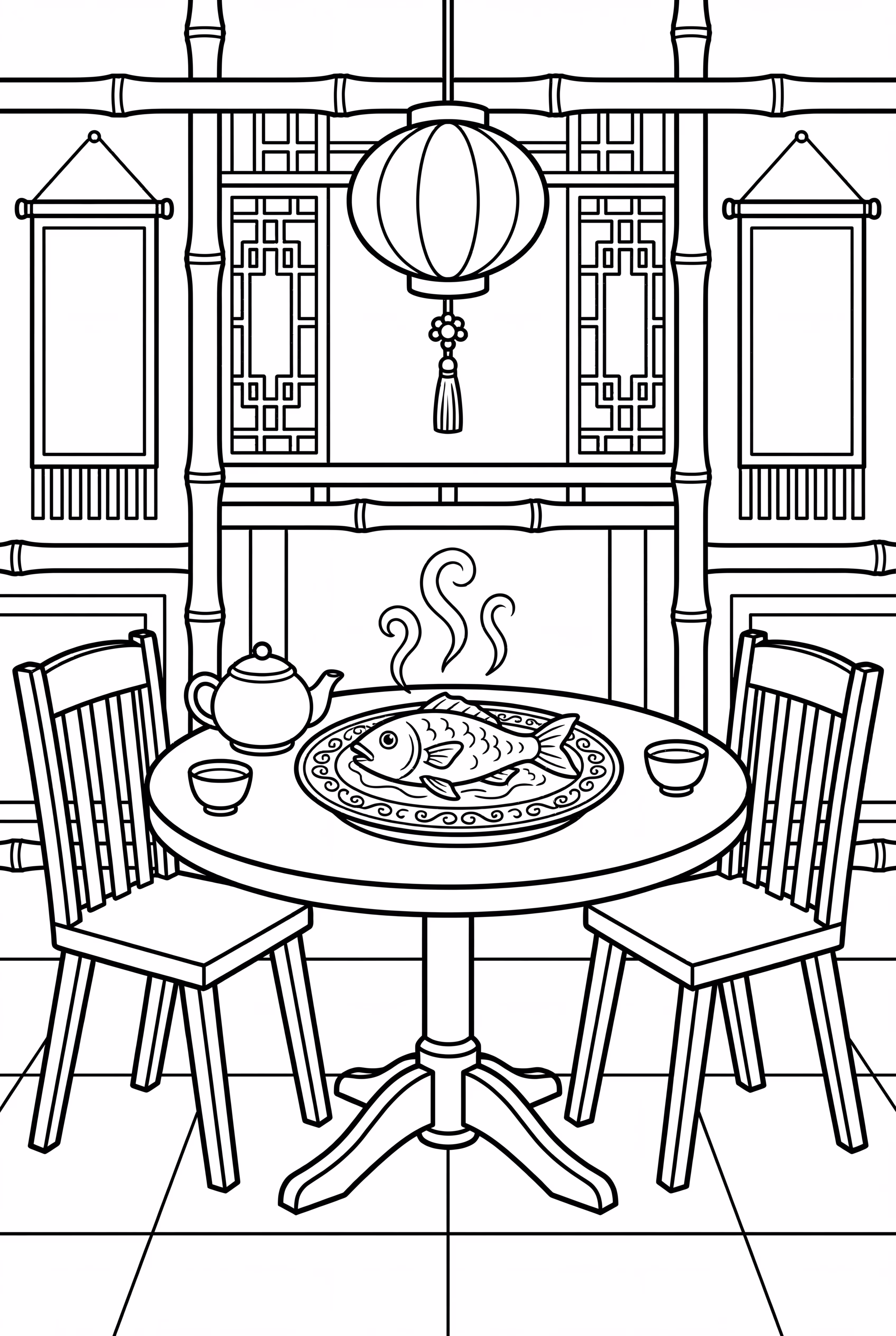 Chinese New Year Festival Food Feast