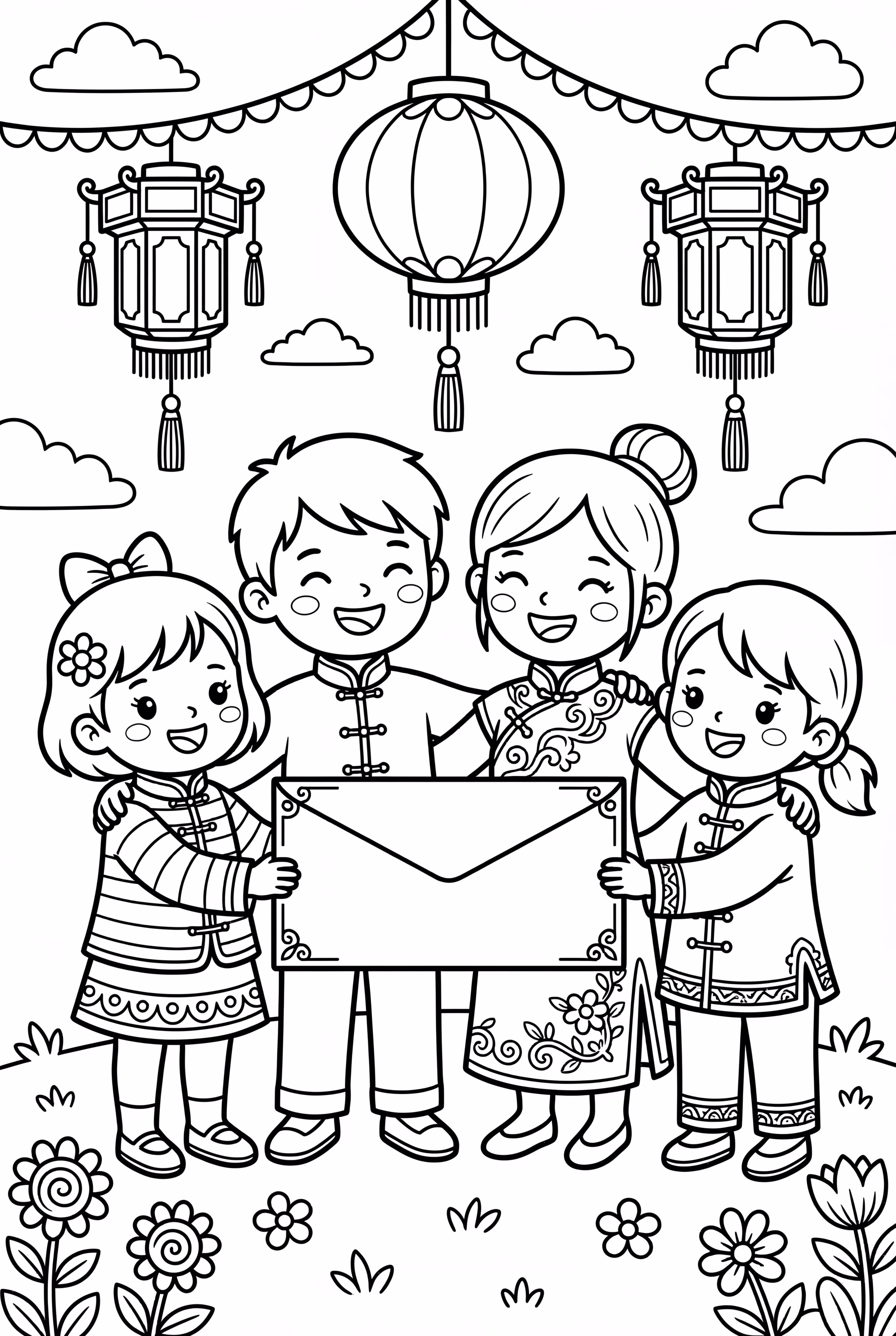 Chinese New Year Red Envelope Exchange