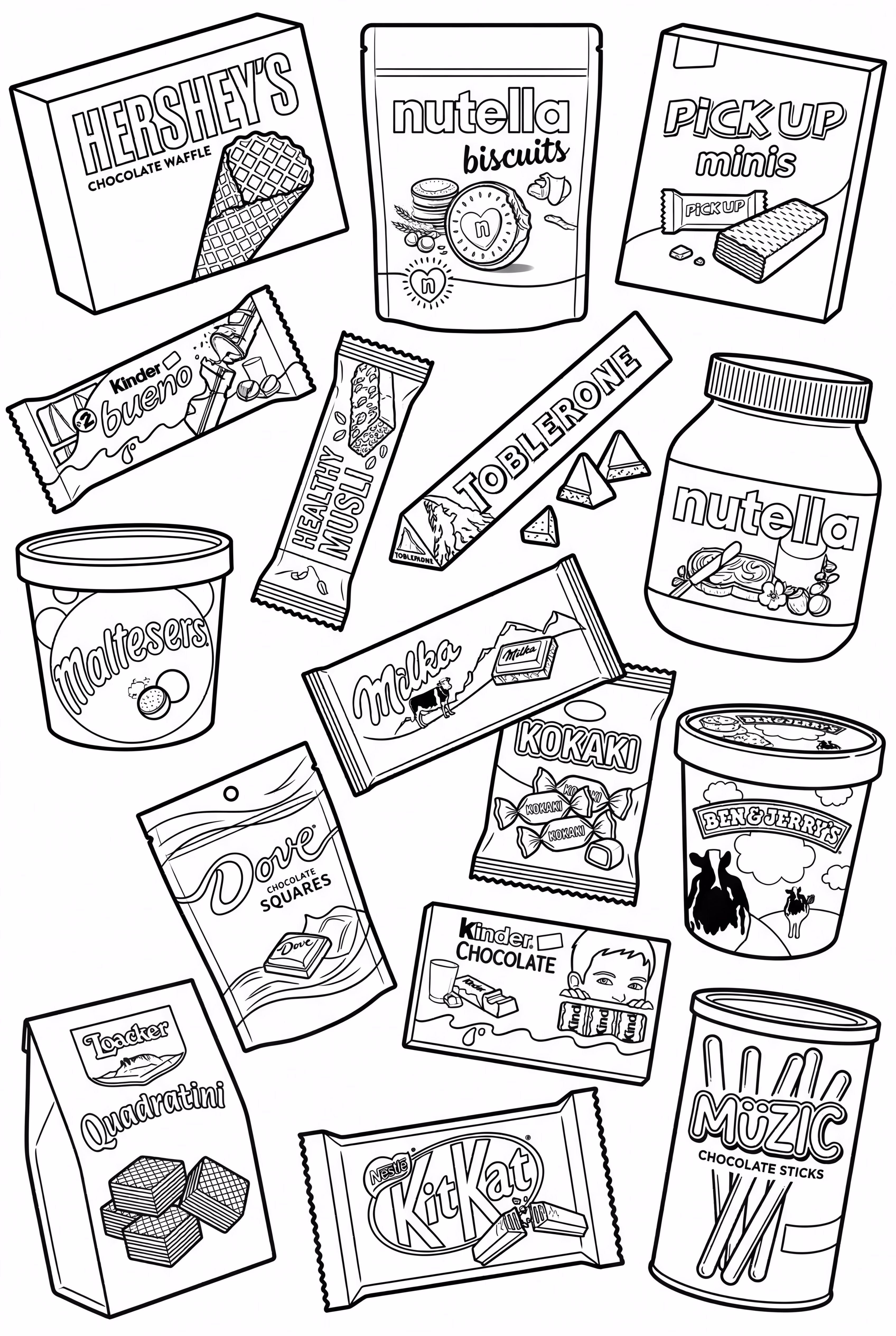 Chocolate Snacks Set