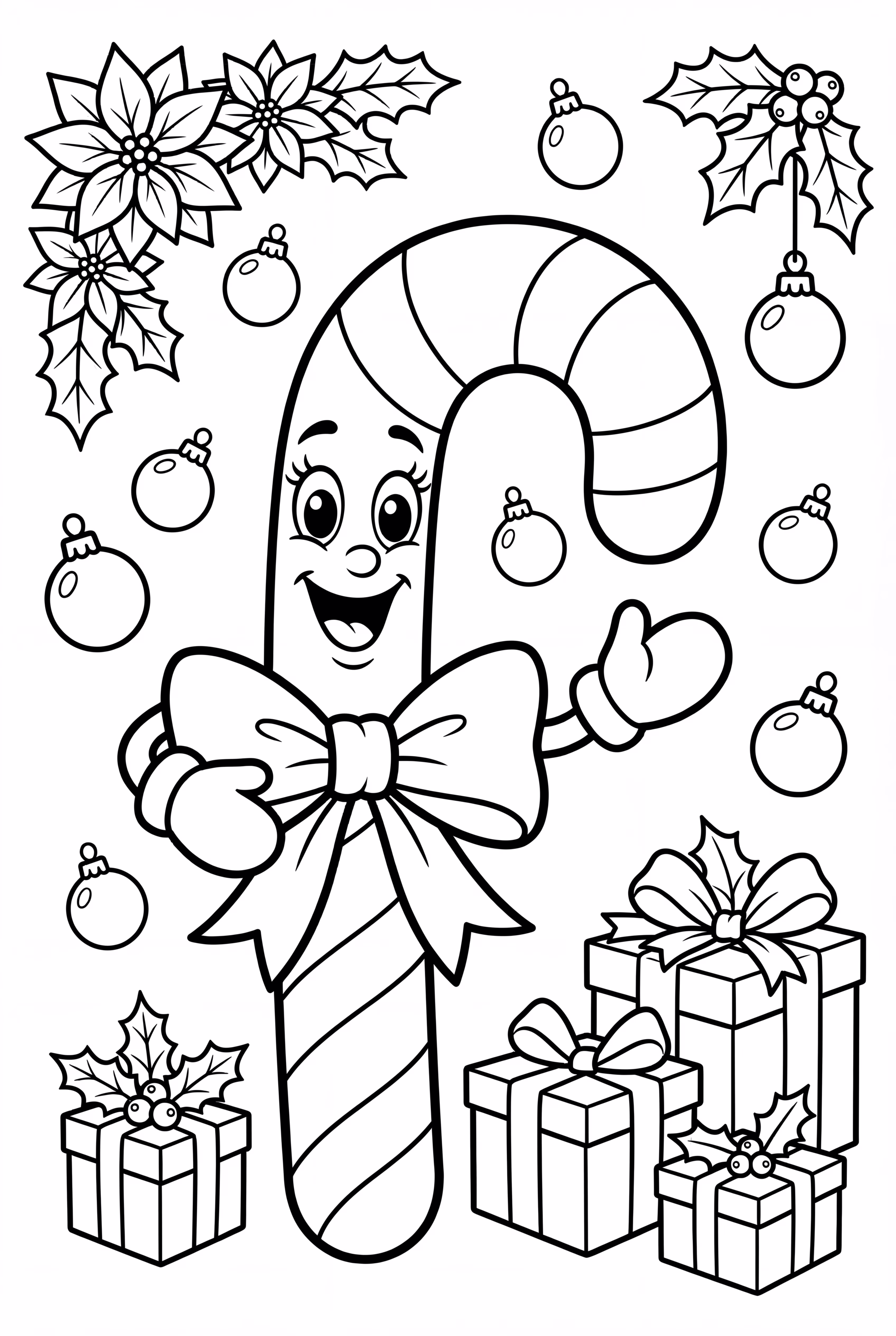 Weihnachts-Zuckerstange