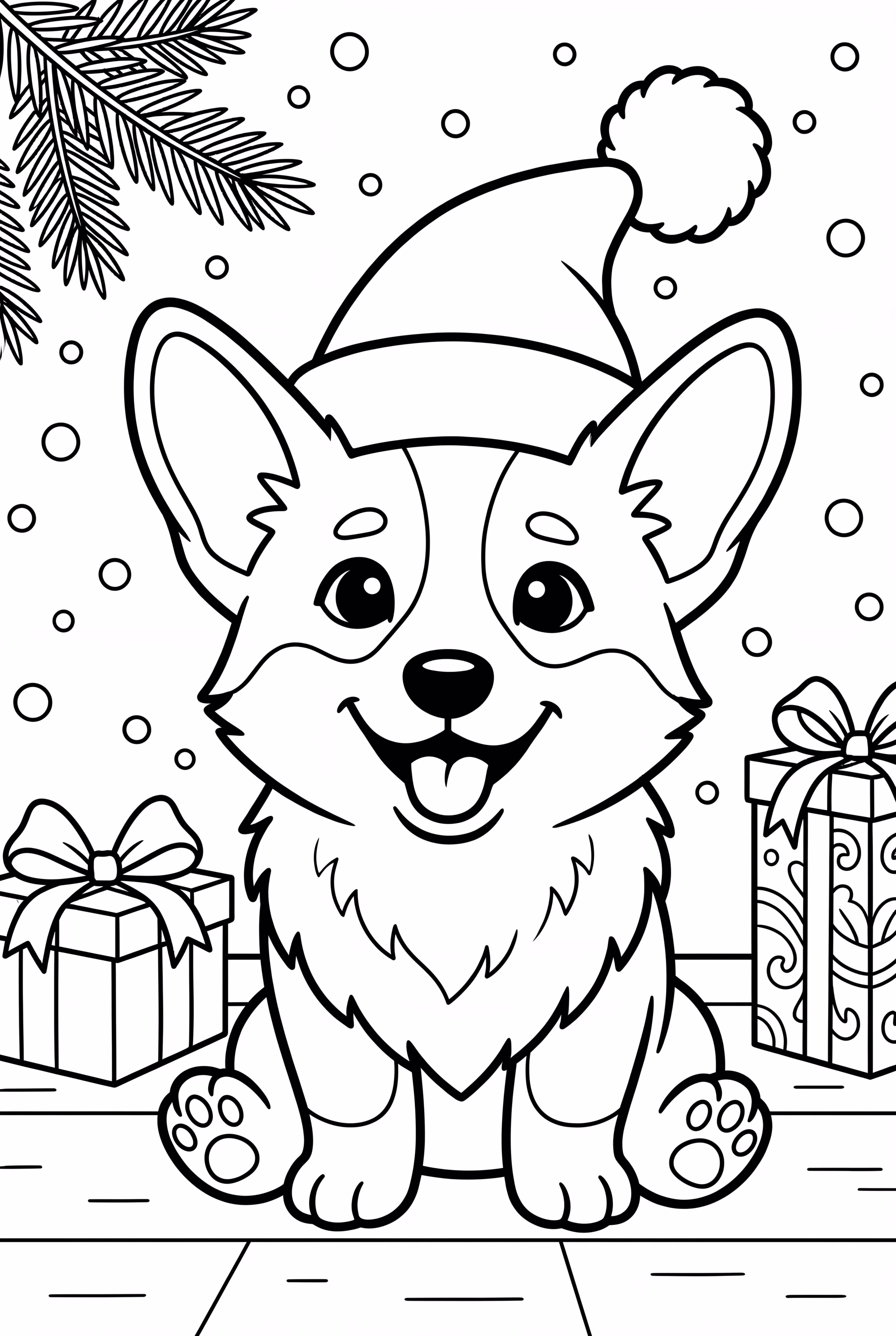 Christmas Corgi