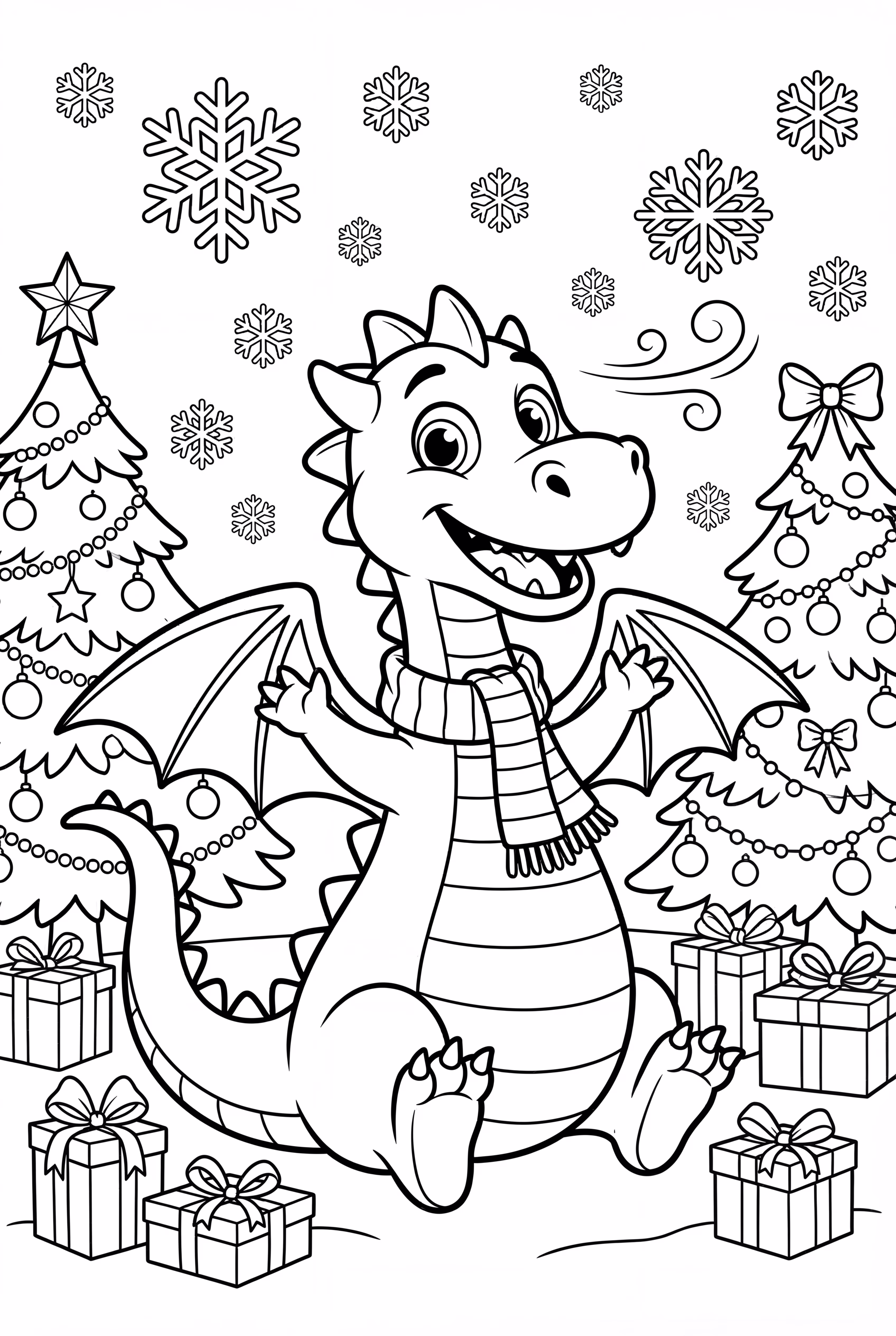 Christmas Dragon Magic
