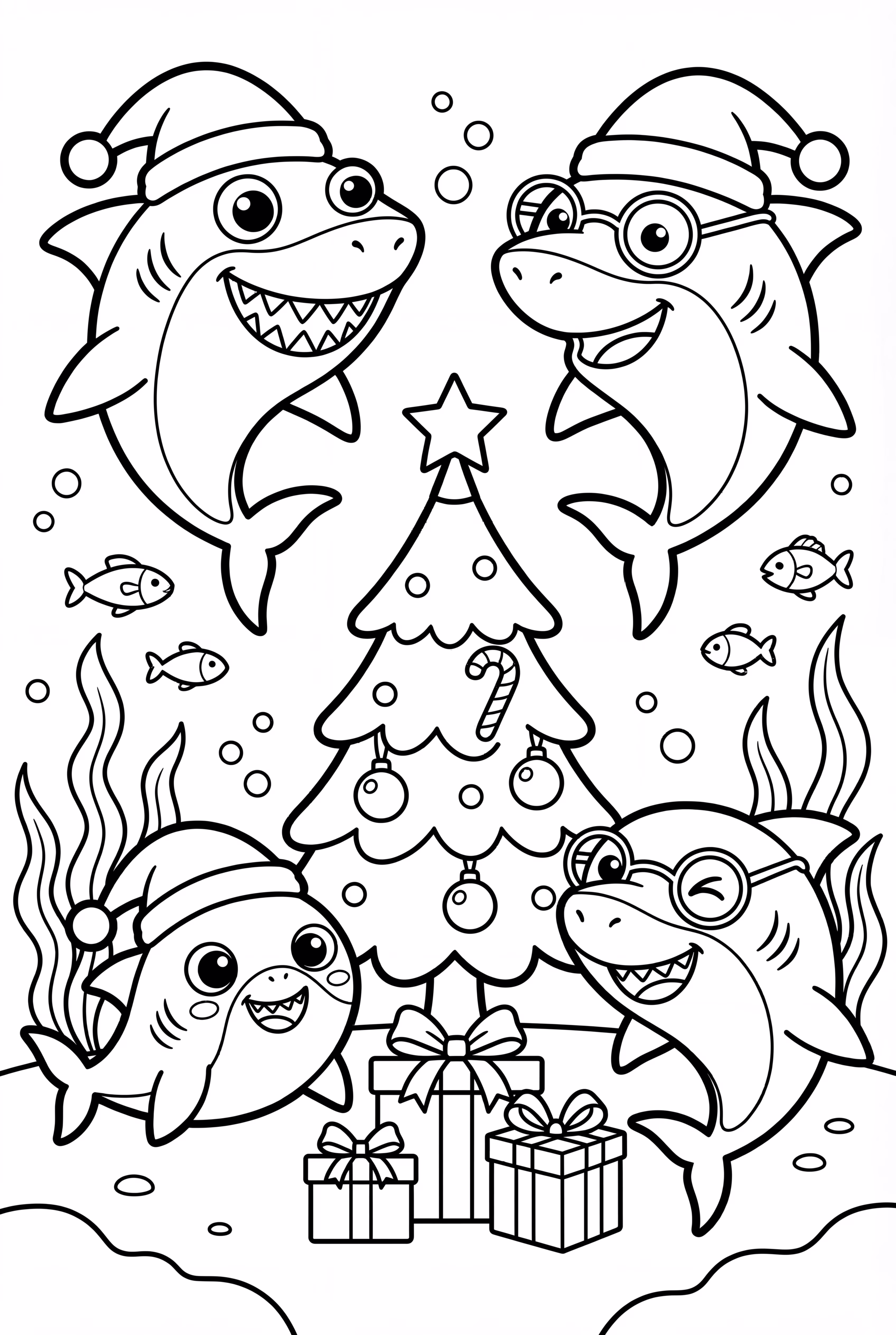 Christmas Eve With The Baby Shark Family