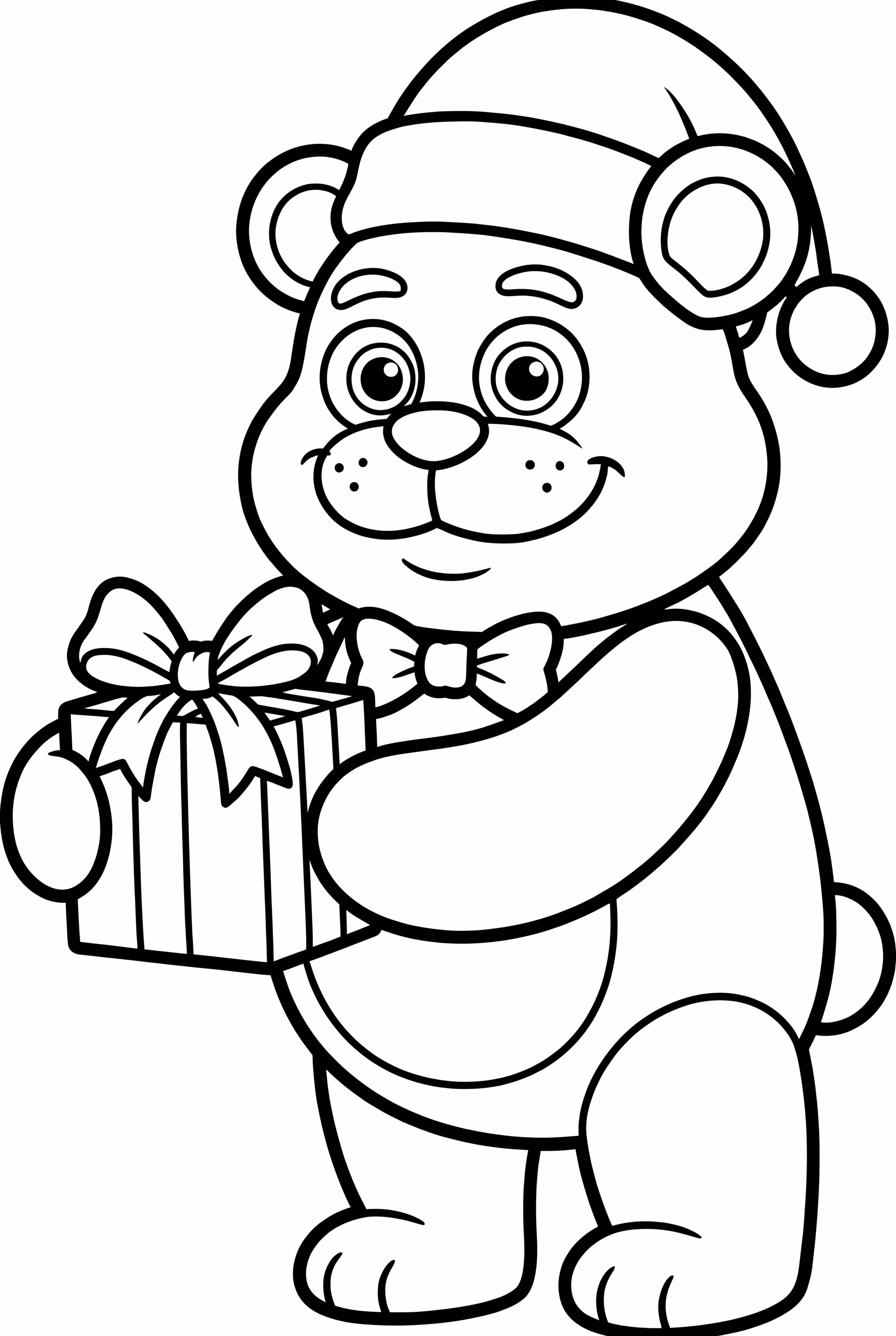 Freddy de Natal com Sacola de Presentes