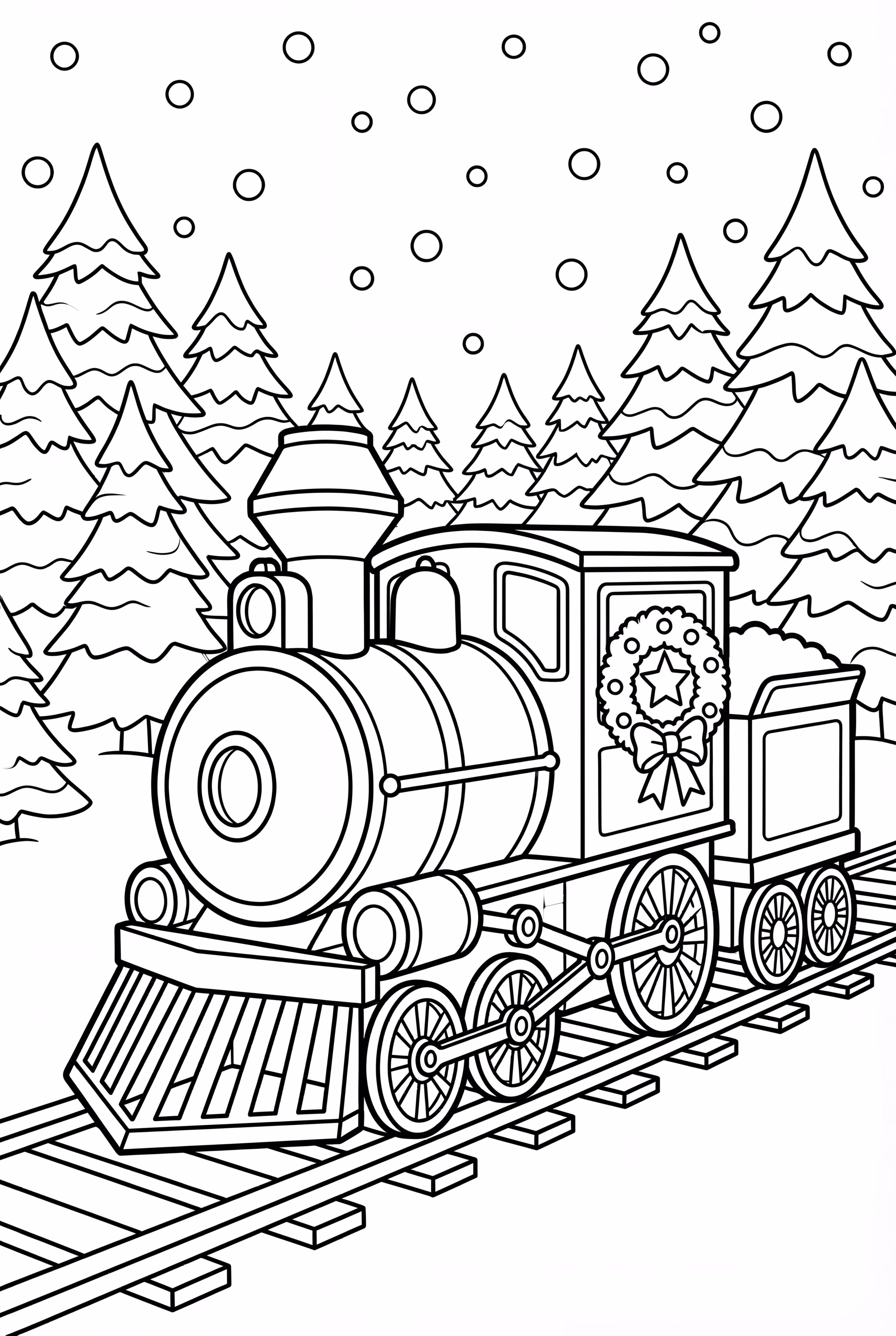 雪の森を旅するクリスマストレイン