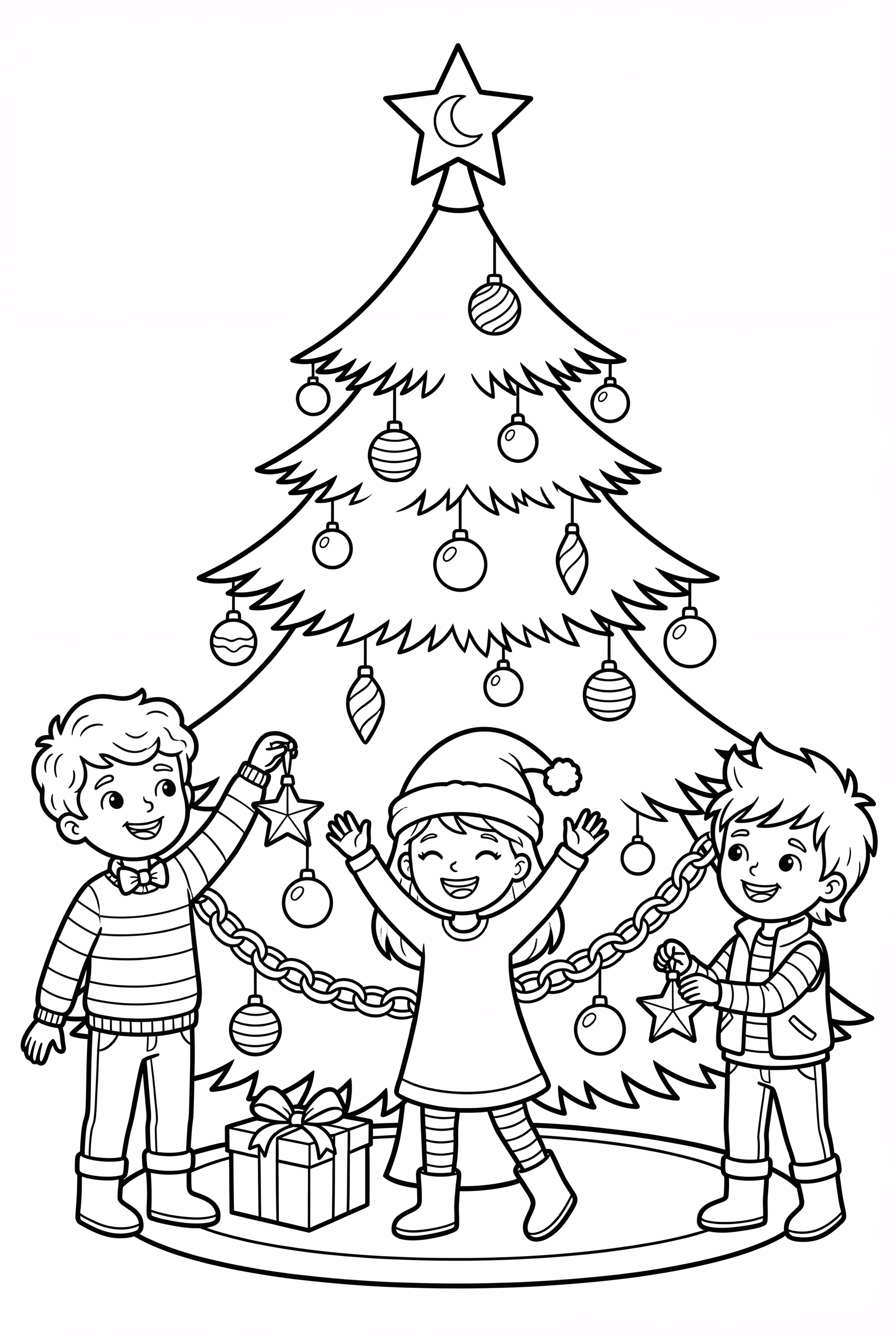 Christmas Tree Decorating Time