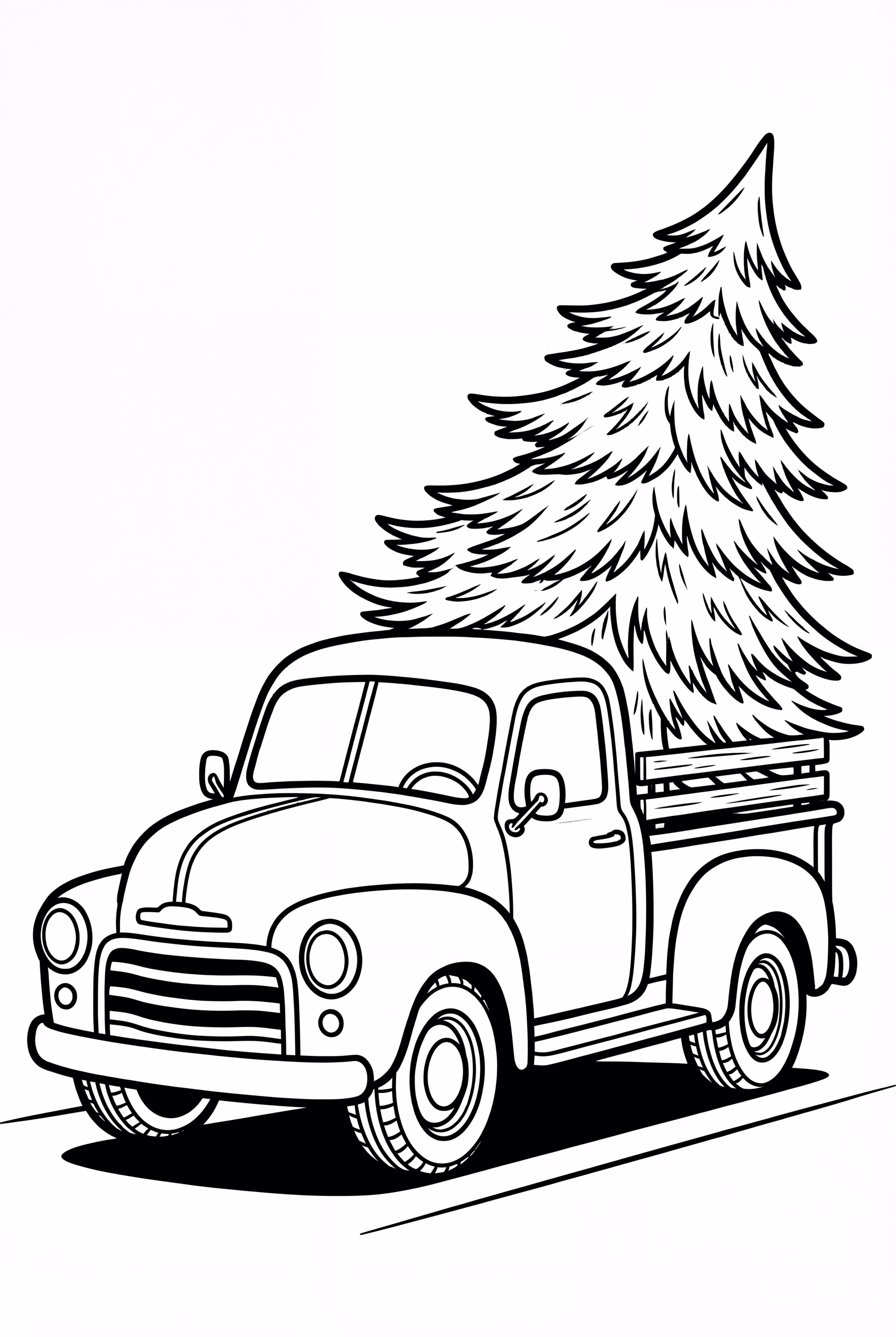 Christmas Tree Delivery Truck