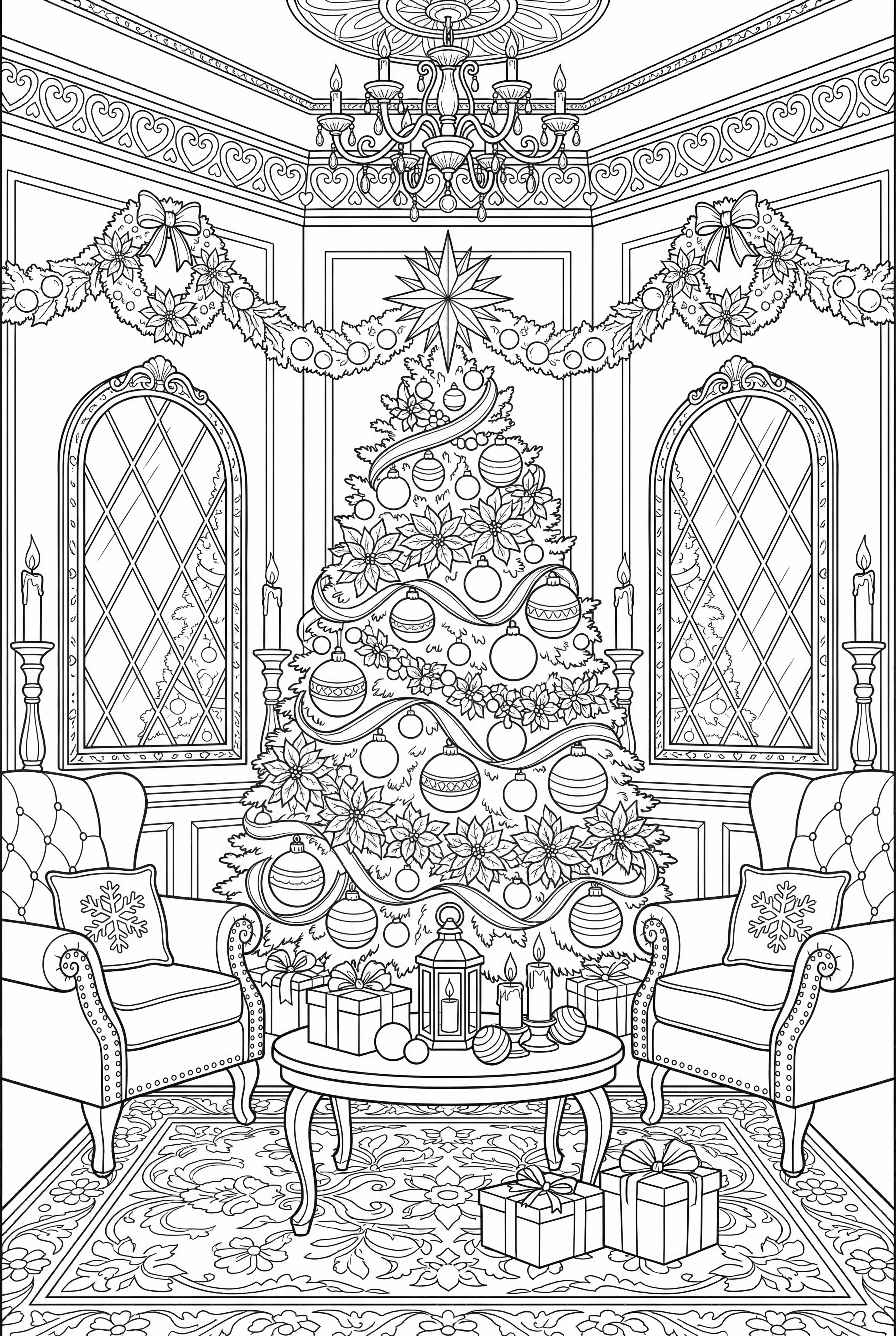 圣诞树家庭聚会