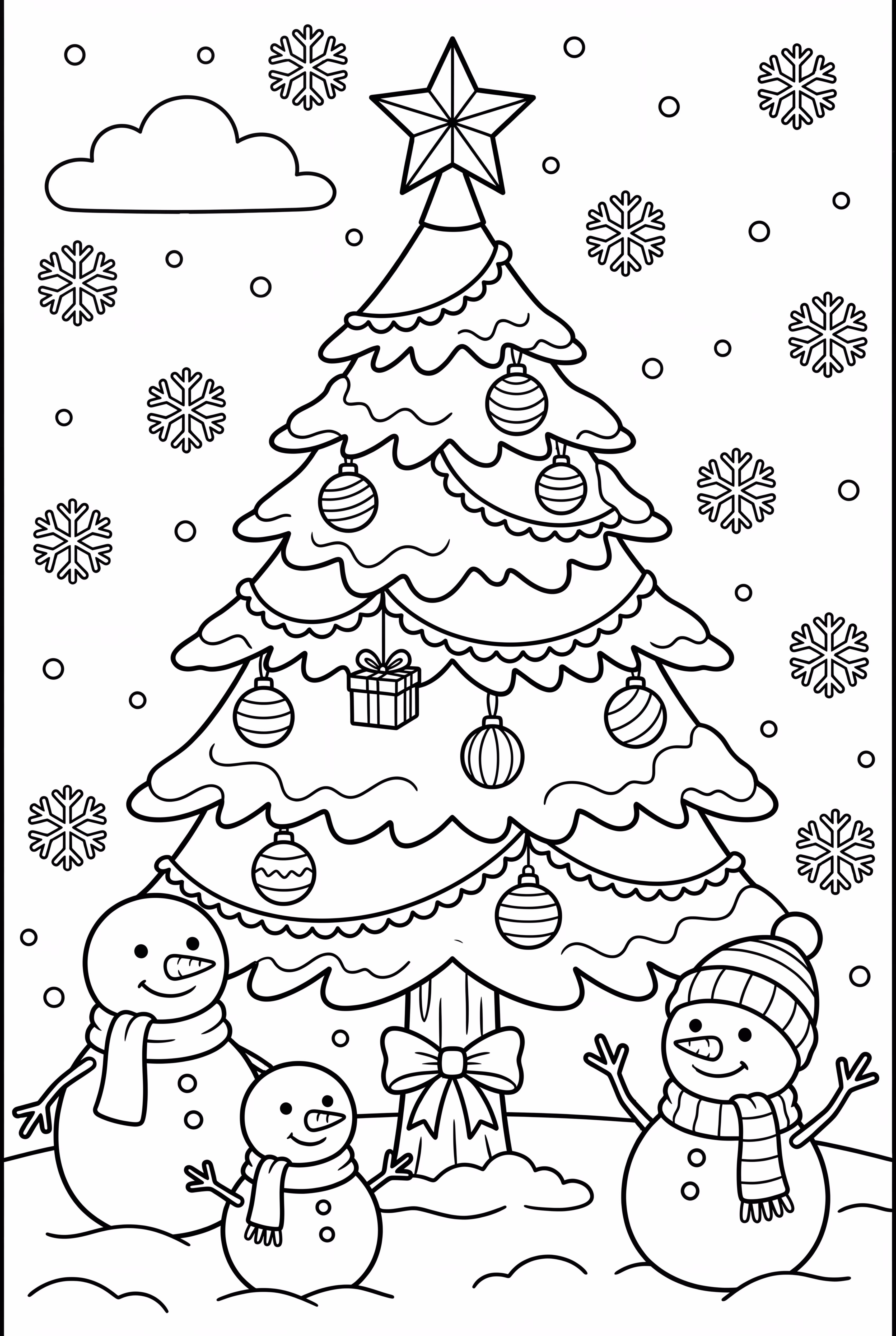 Christmas Tree First Snow